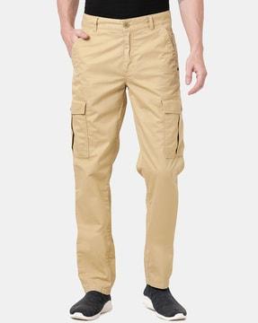 insert pockets straight fit cargo pants