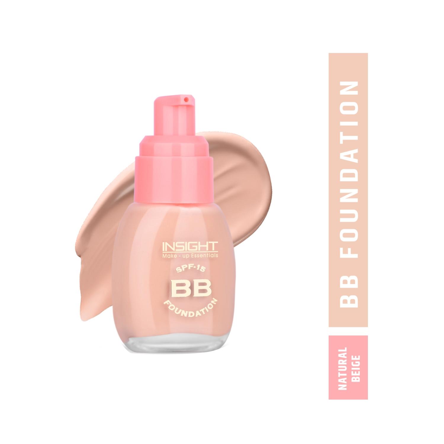 insight cosmetics bb foundation spf 15 - natural beige (30ml)