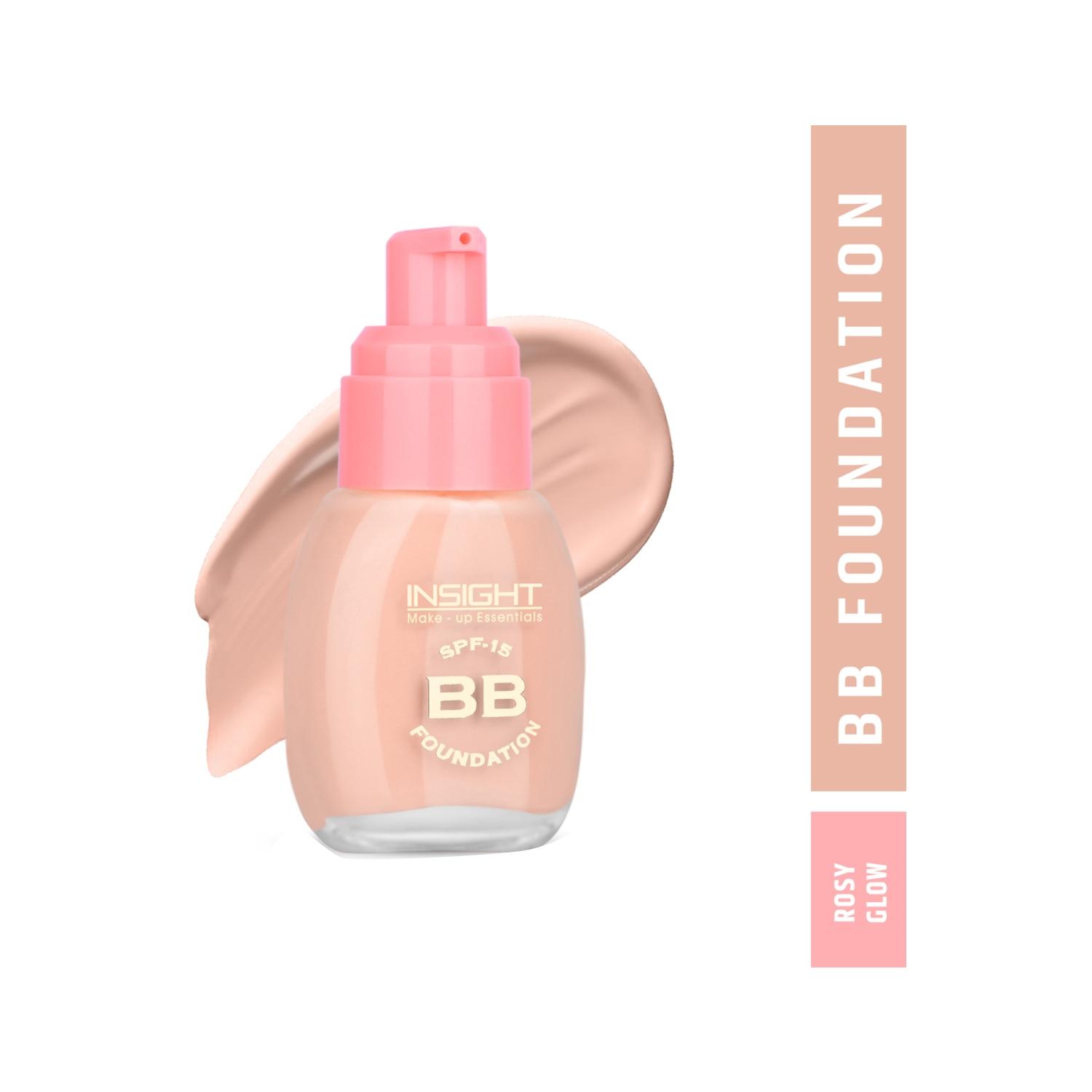 insight cosmetics bb foundation spf 15 - rosy glow (30ml)