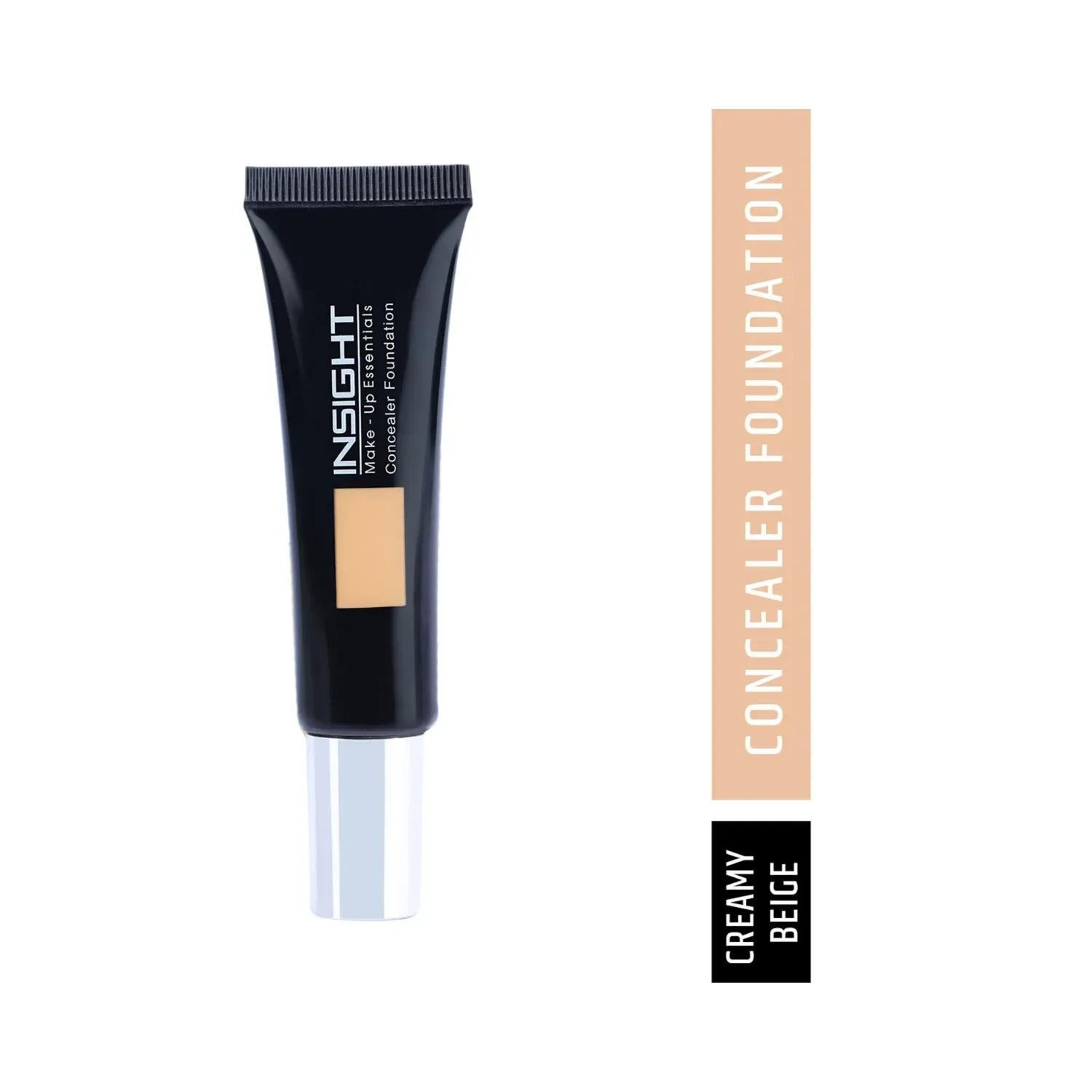 insight cosmetics concealer foundation - creamy beige (20ml)