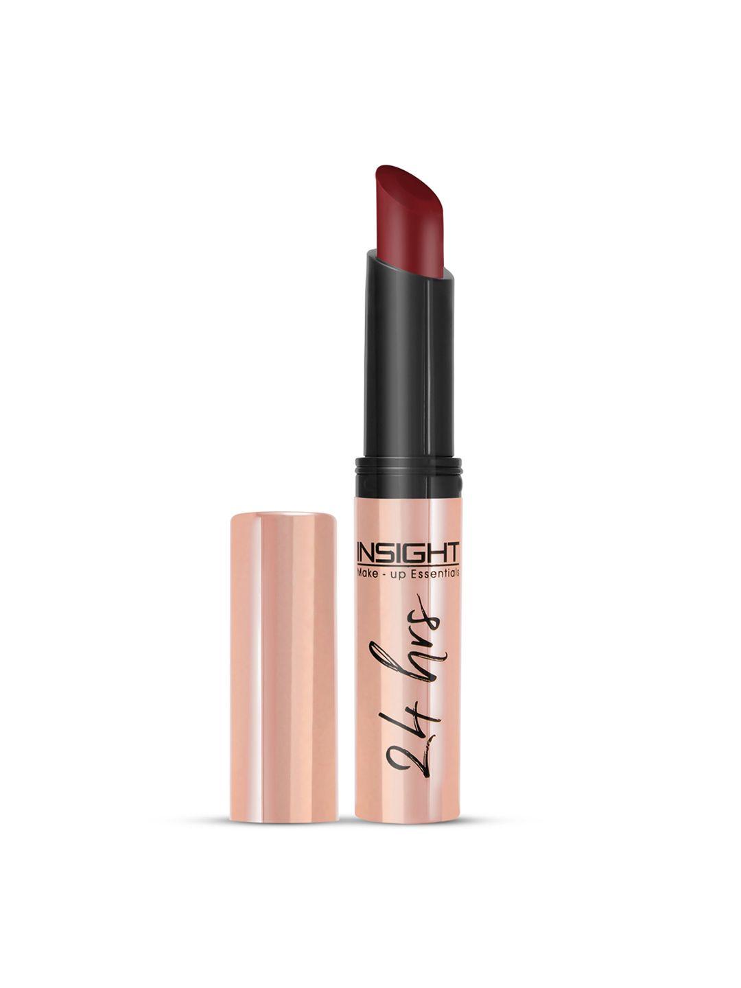 insight cosmetics 24 hrs non transfer matte lipstick - 3g - red seeker