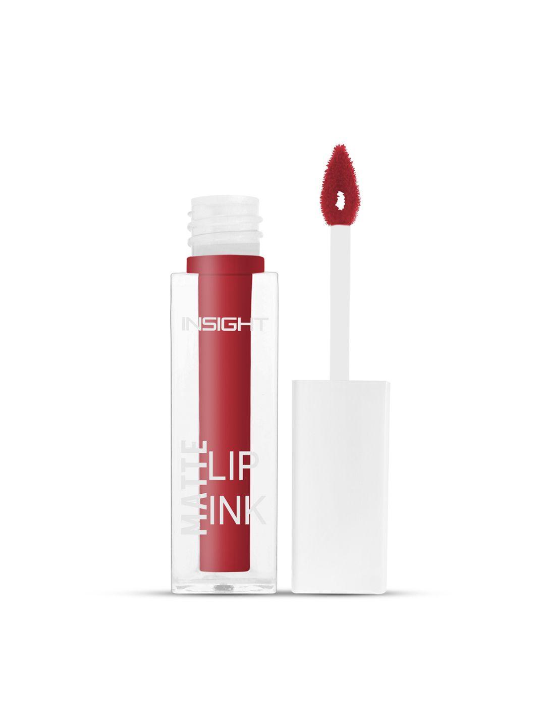 insight cosmetics long-lasting & lightweight waterproof matte lip ink 4g - blood lust