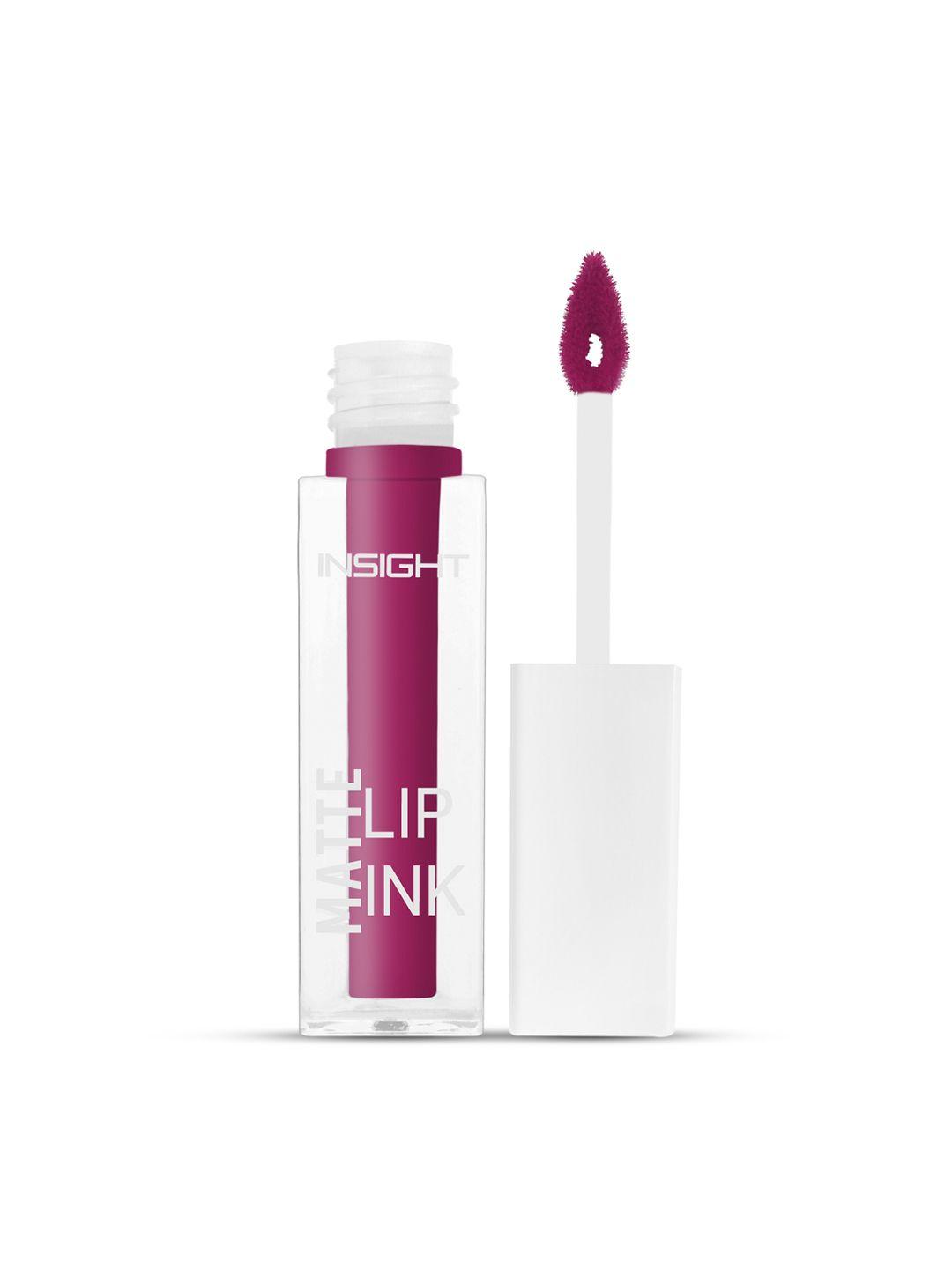 insight cosmetics long lasting & waterproof matte lip ink lisptick 4g - myth