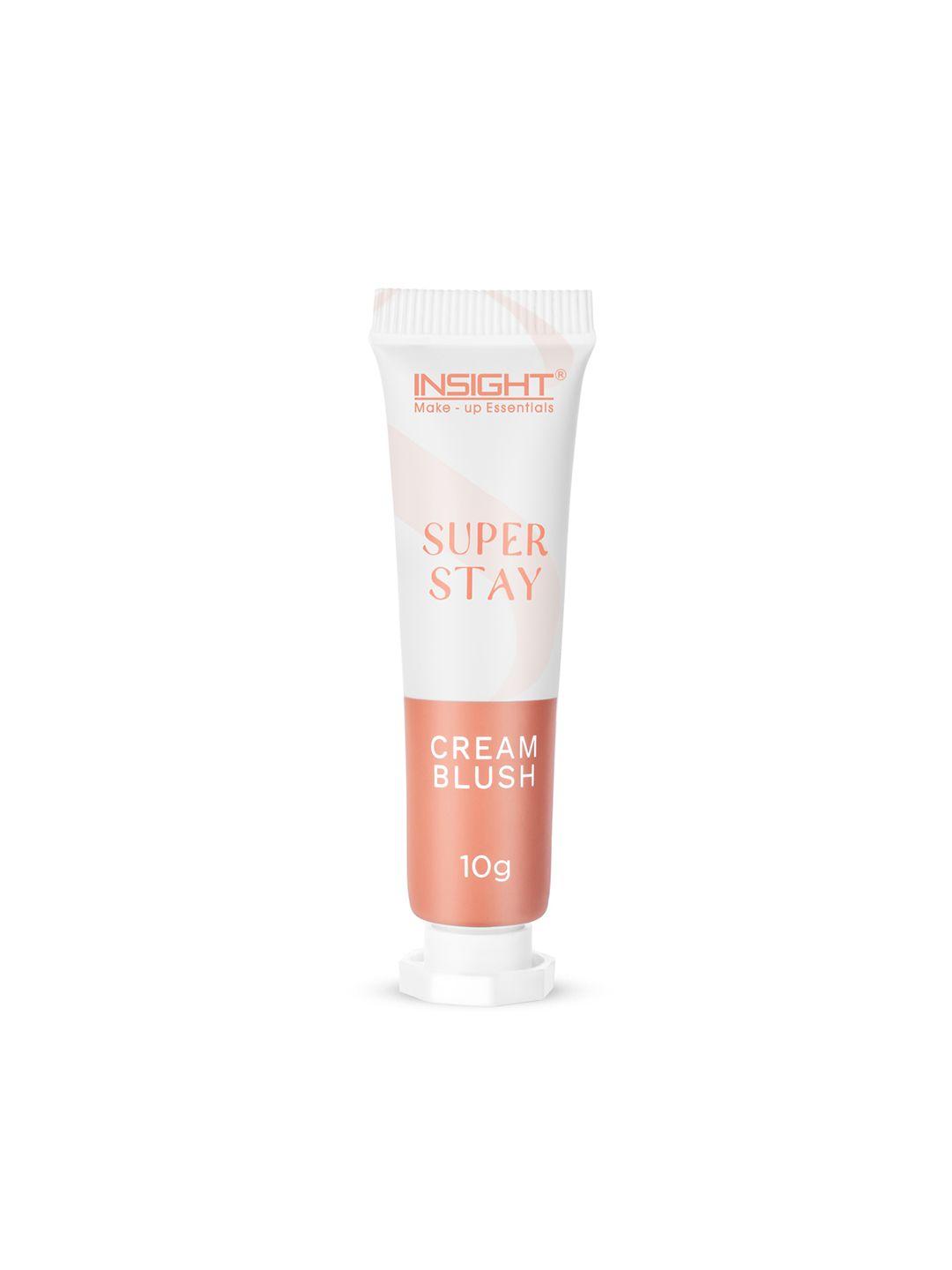 insight cosmetics super stay lightweight matte finish cream blush 10g - coral jelly