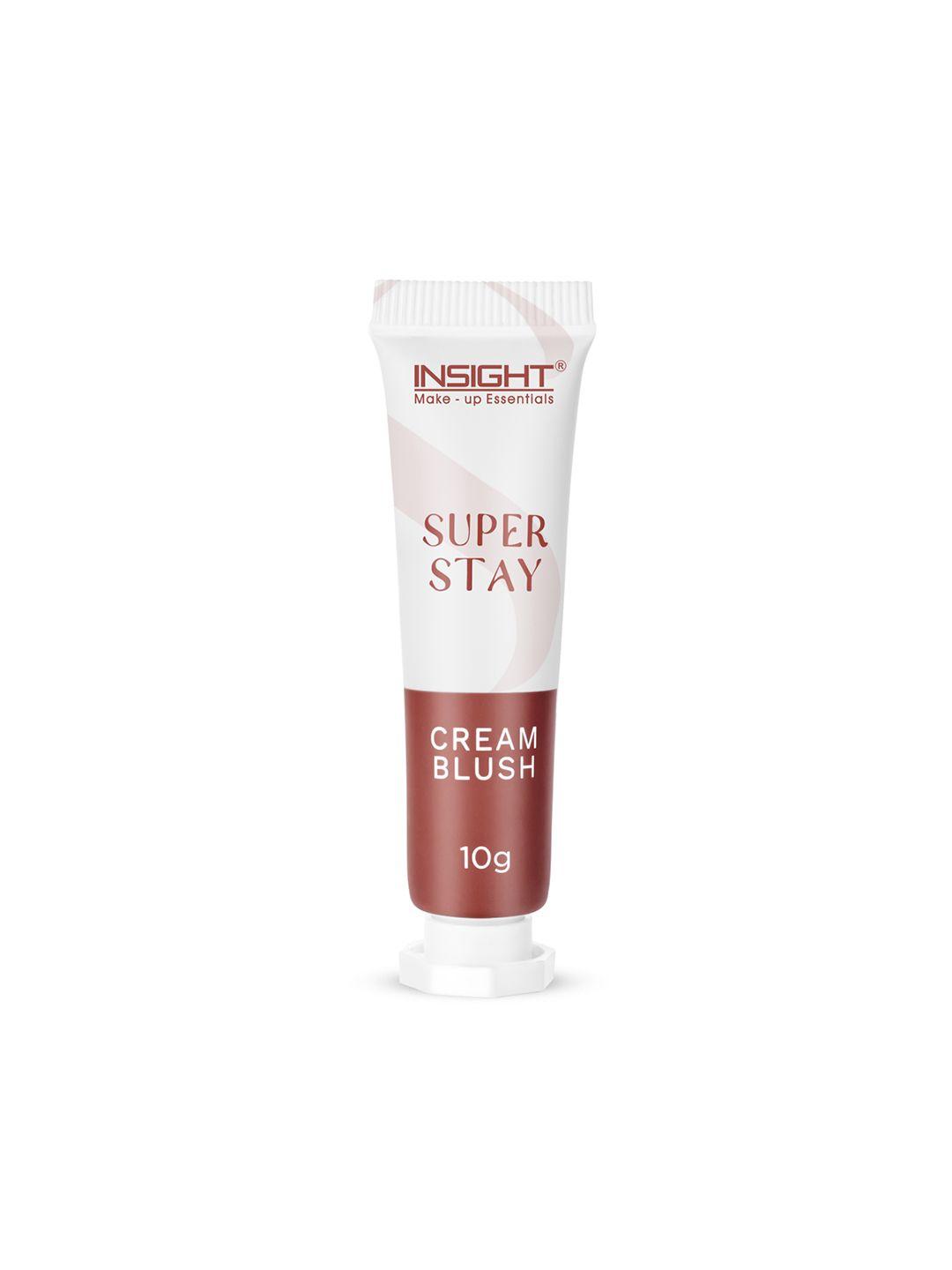 insight cosmetics super stay lightweight matte finish cream blush 10g - nut jelly