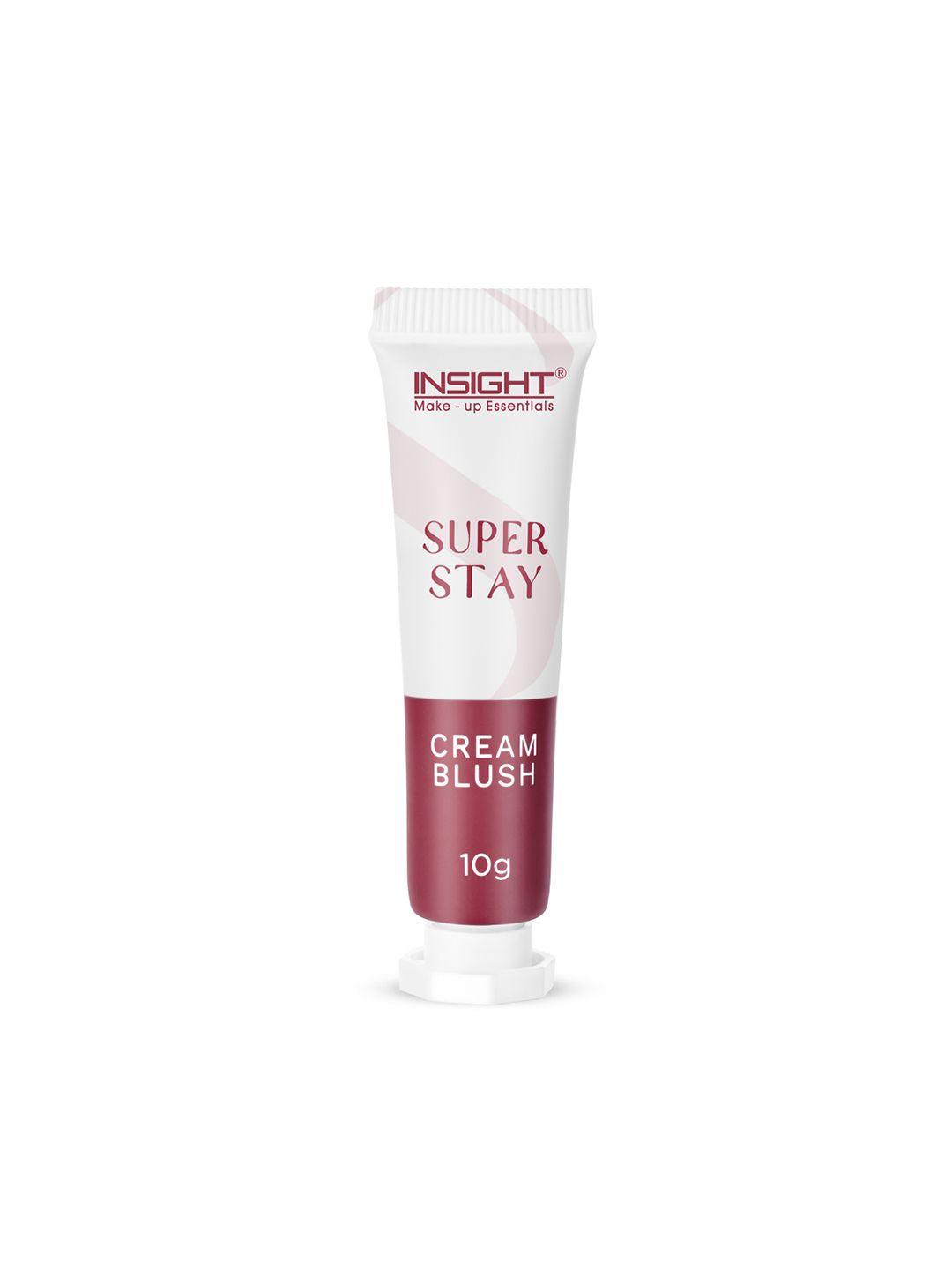 insight cosmetics super stay lightweight matte finish cream blush 10g - plum jelly