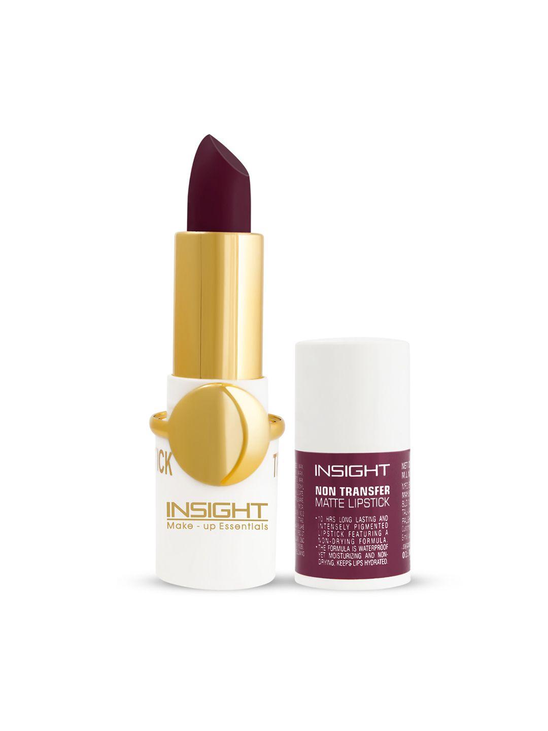 insight cosmetics waterproof & long-lasting non transfer matte lipstick - occult