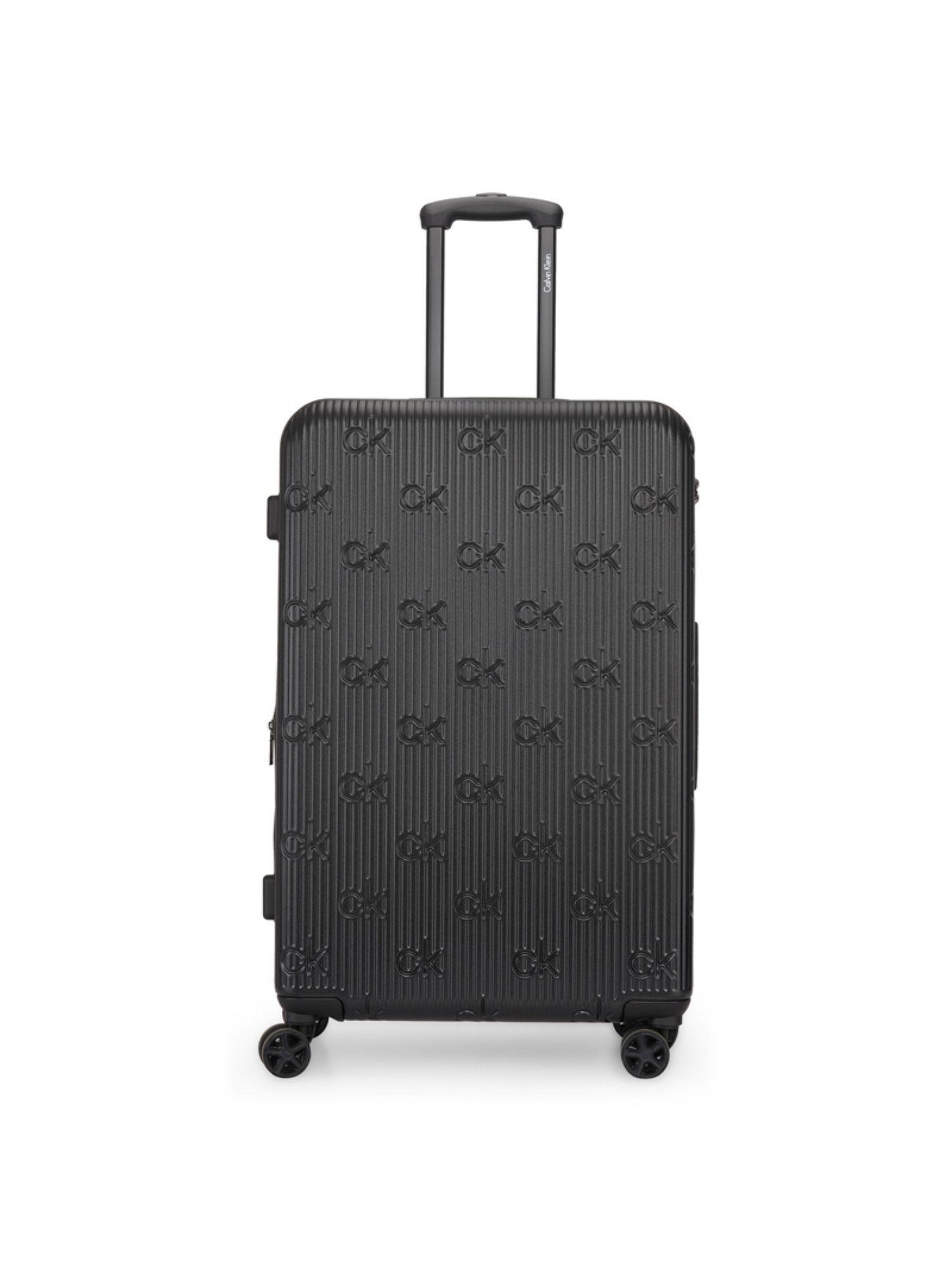 insiginia 2.0 black abs & pc hard luggage bag