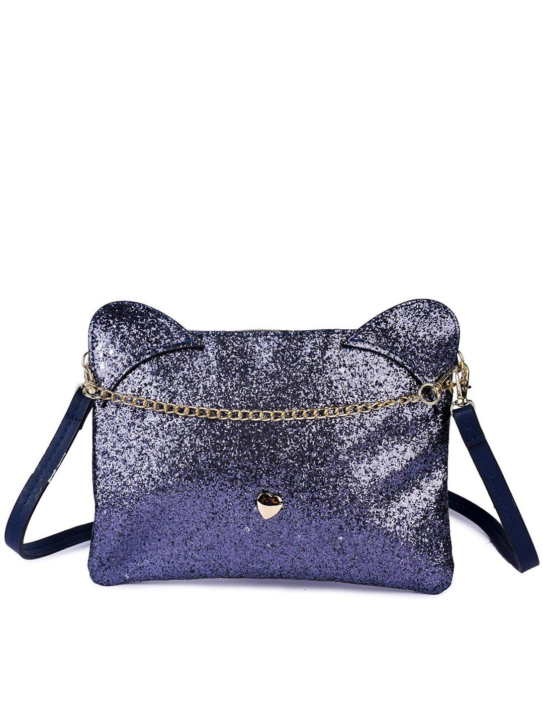 instabuyz embellished pu structured sling bag