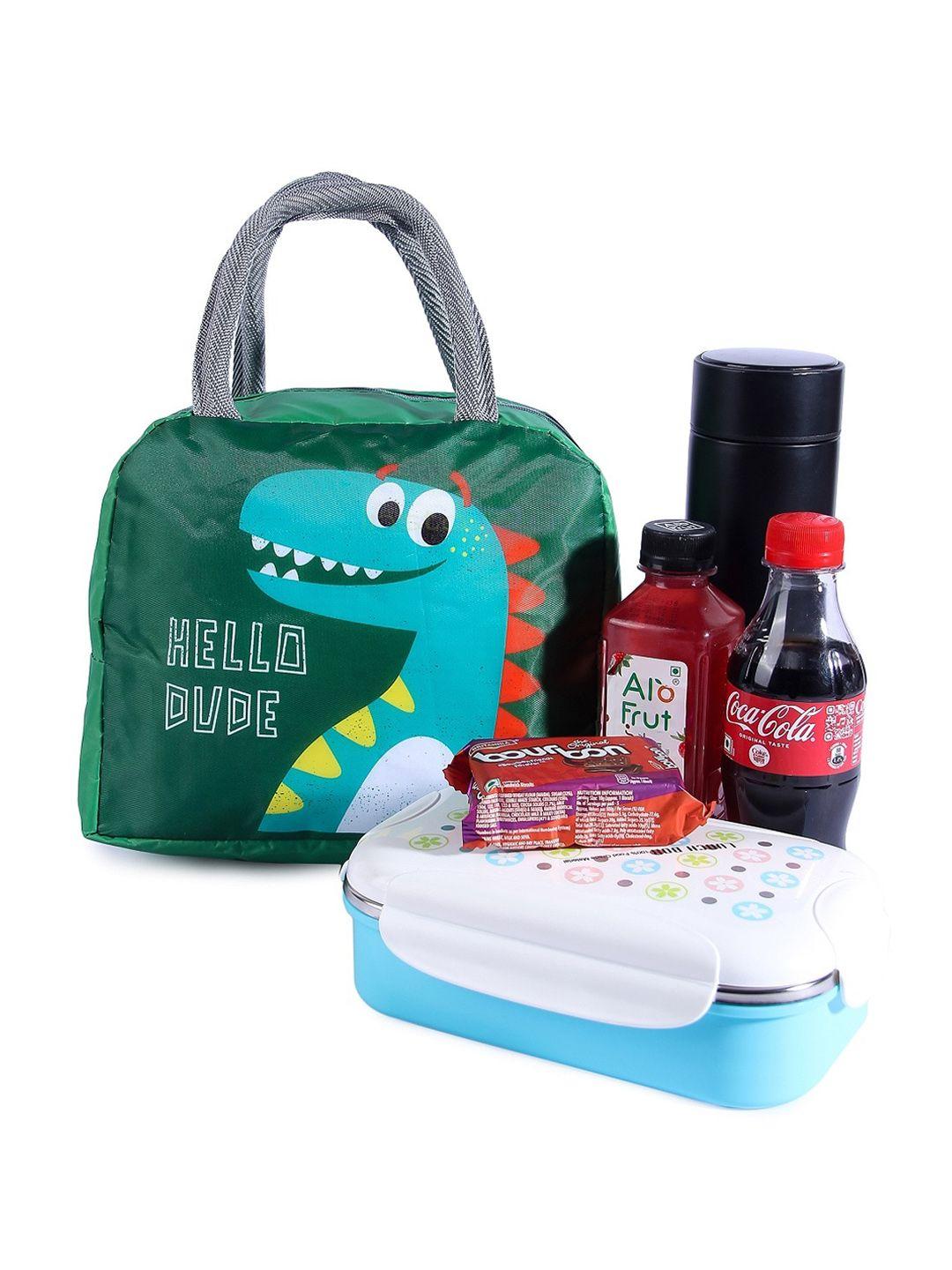 instabuyz unisex printed insulated water-proof lunch bag