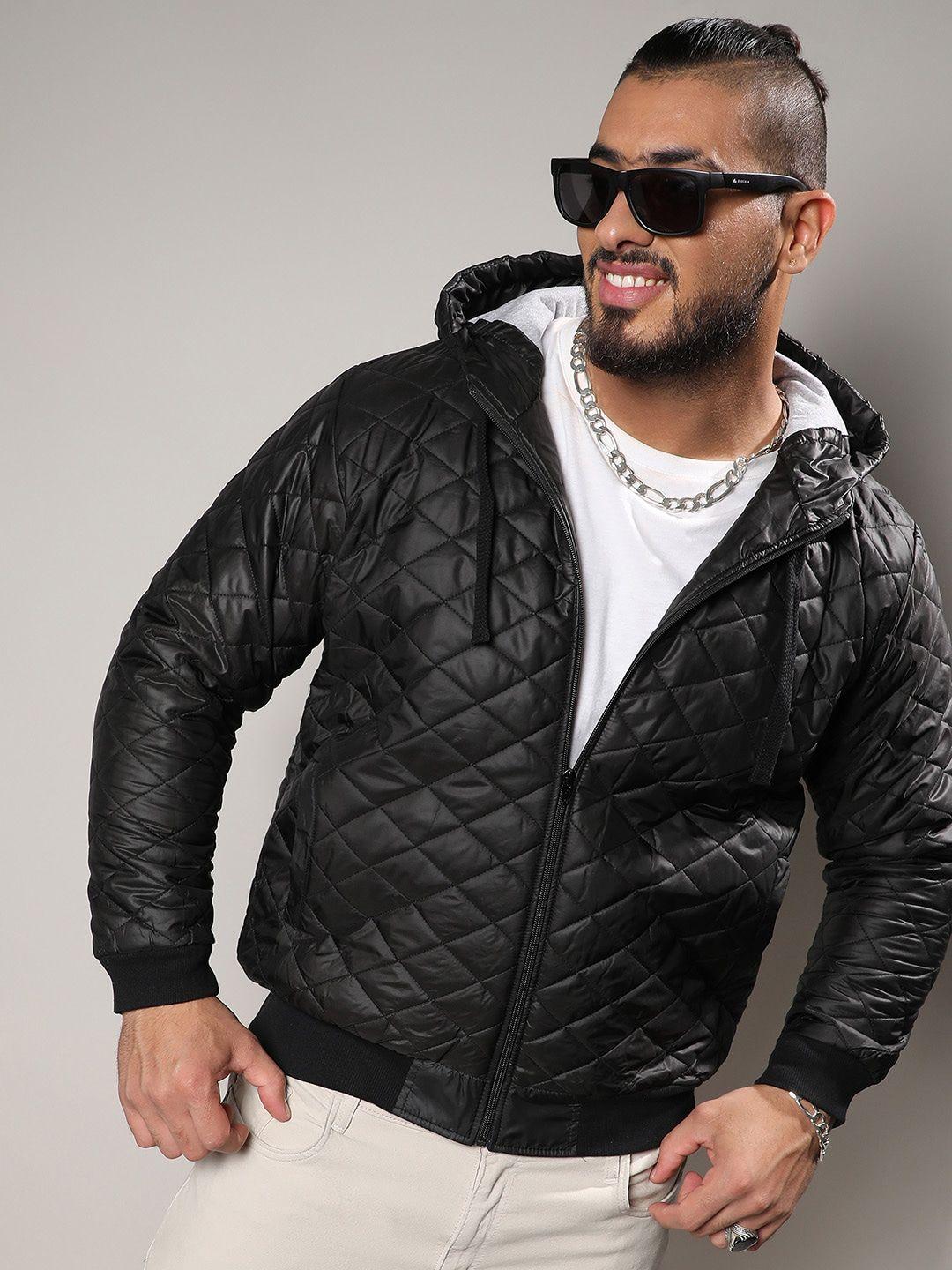 instafab plus hooded windcheater quilted jacket