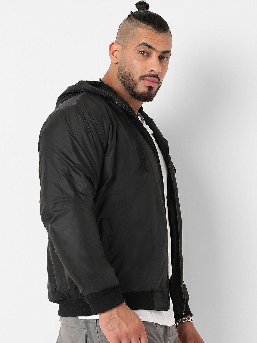 instafab plus hooded windcheater bomber jacket