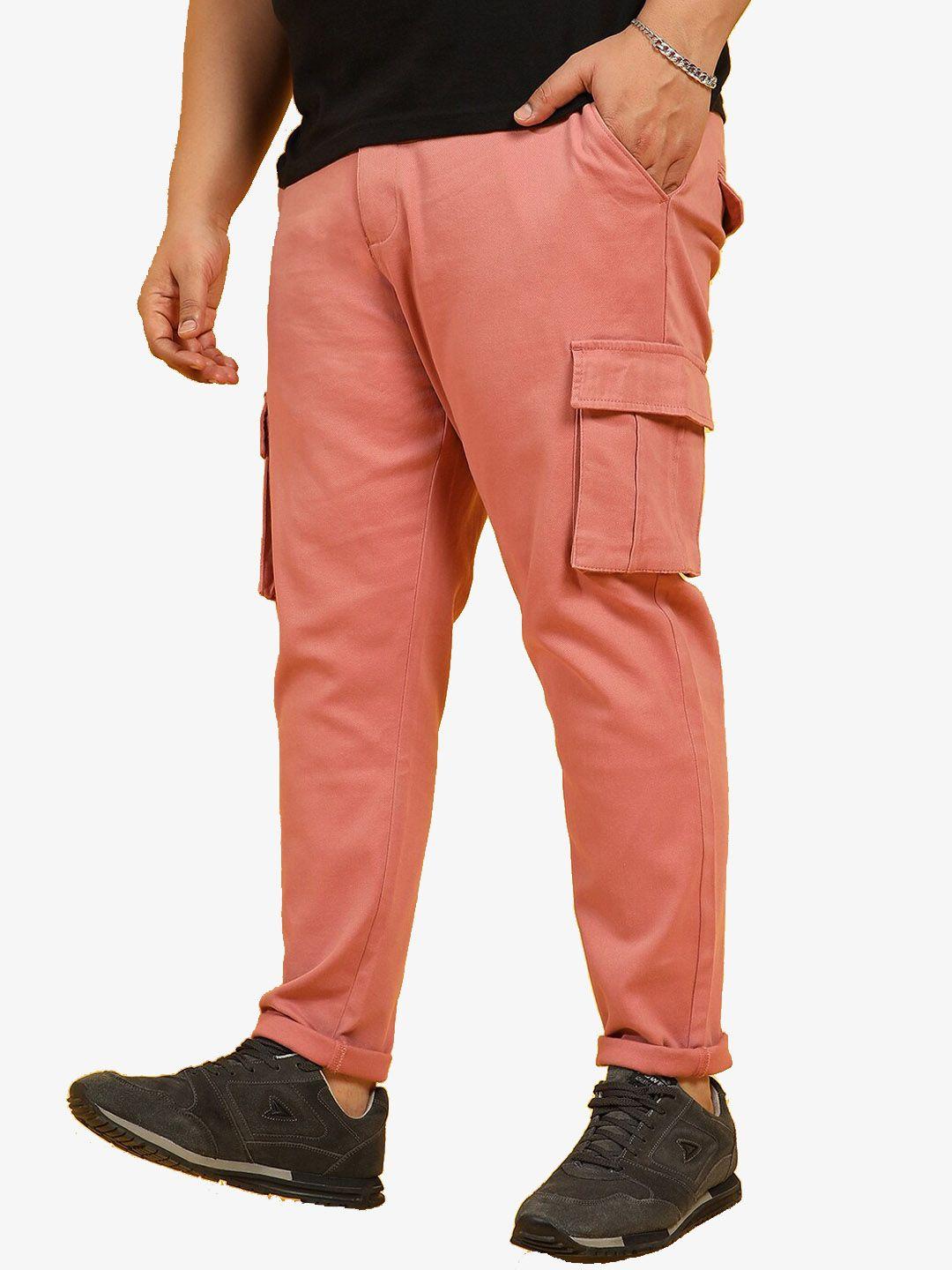 instafab plus men relaxed easy wash cargos trousers