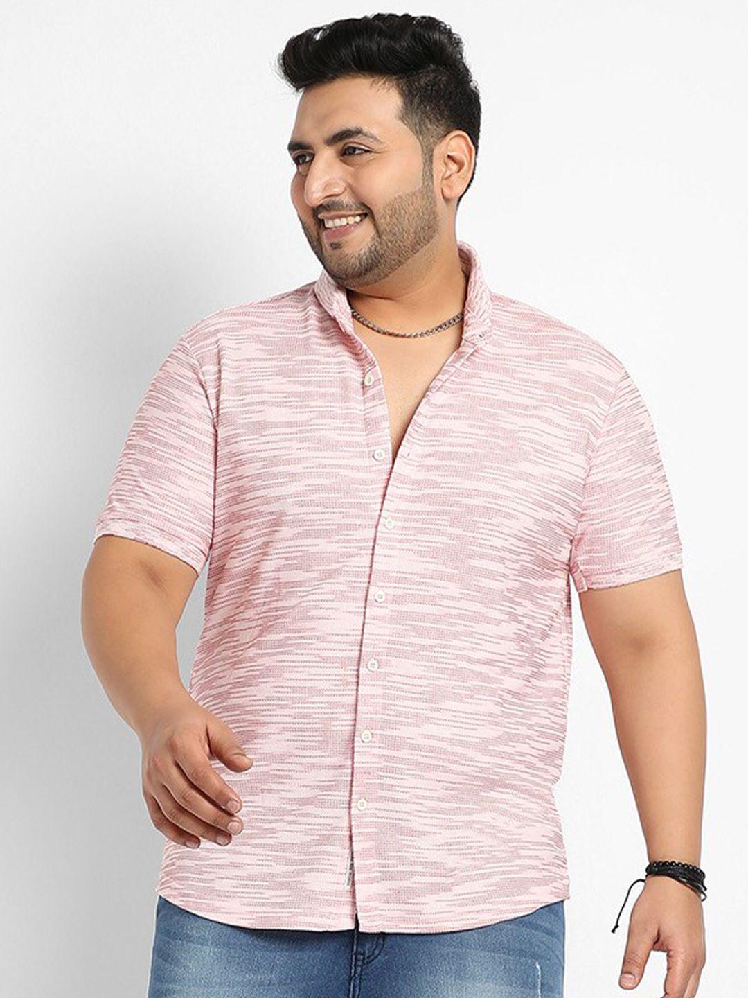 instafab plus opaque striped casual shirt