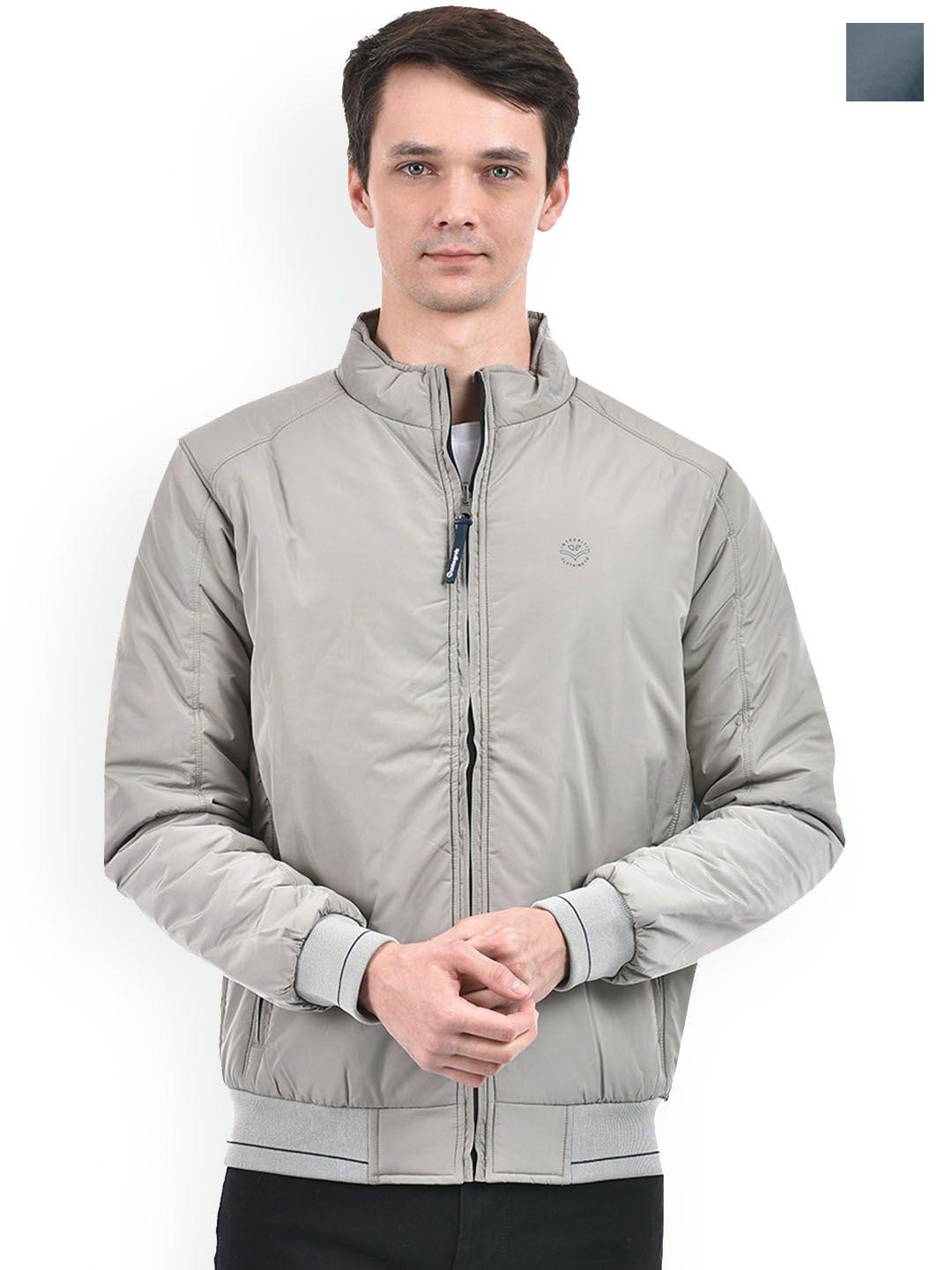 integriti men colourblocked reversible bomber jacket