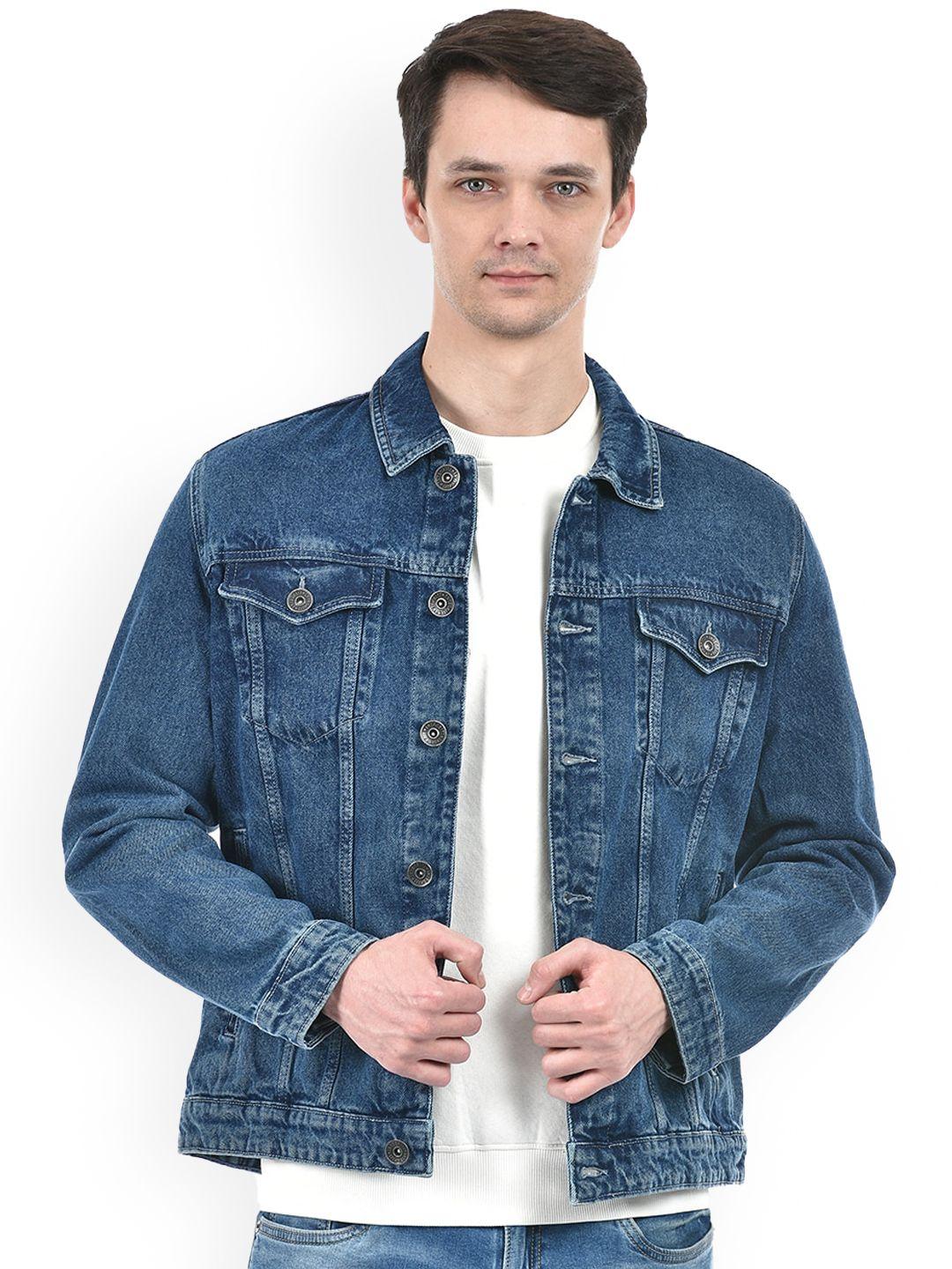 integriti men washed denim jacket