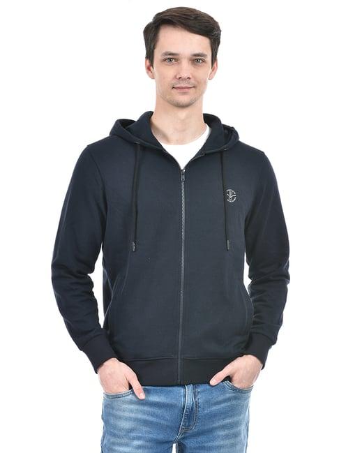 integriti navy regular fit hooded sweatshirt