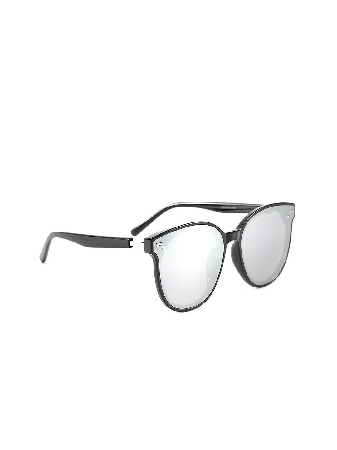intellilens unisex grey lens & black butterfly uv protected hd sunglasses 1000000060978
