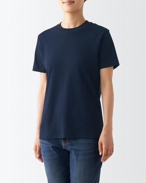 interlock crew-neck short sleeves t-shirt