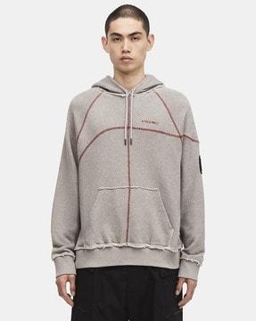 intersect cotton regular fit hoodie