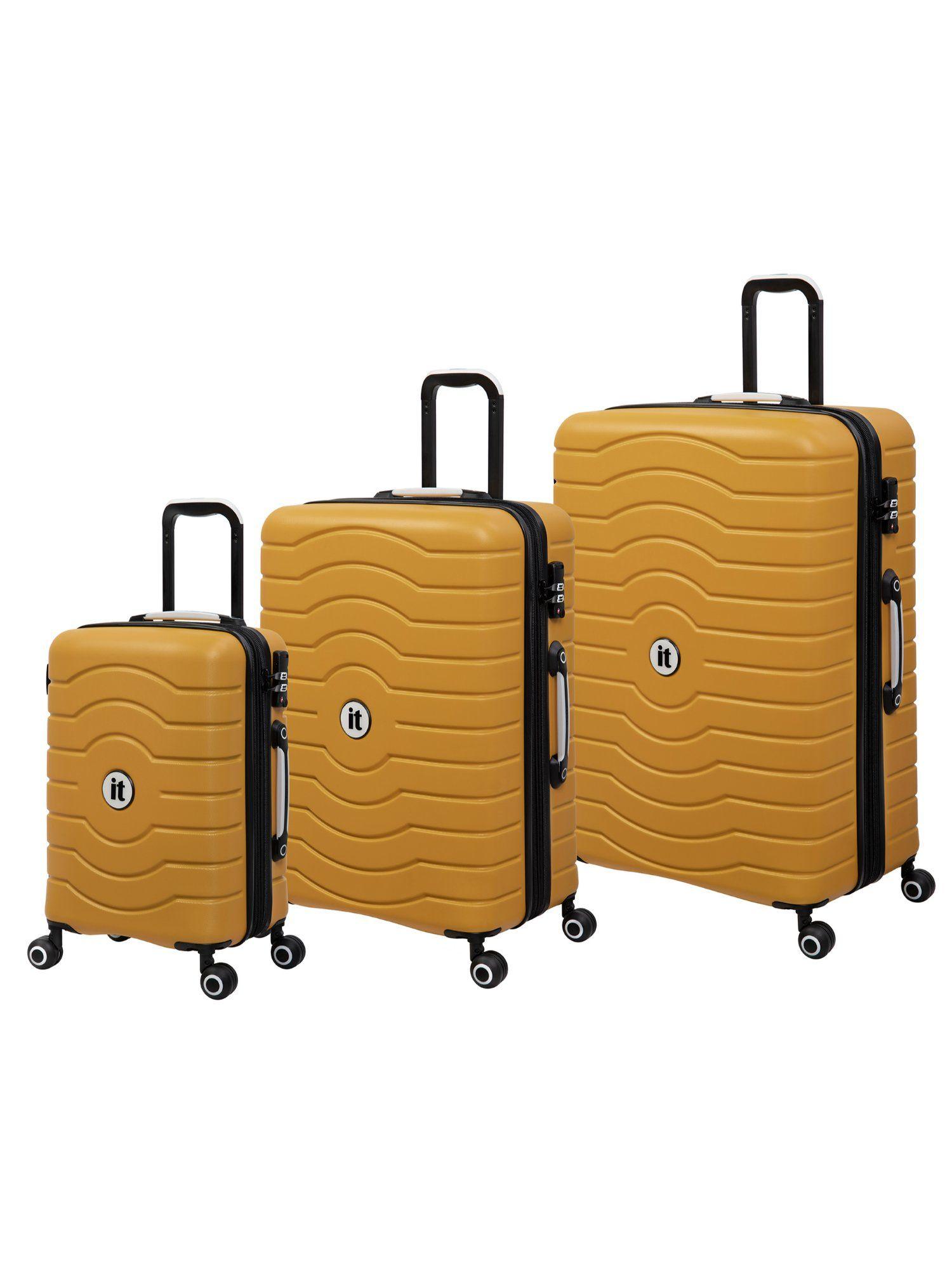 intevolve mustard trolley bag (pack of 3)