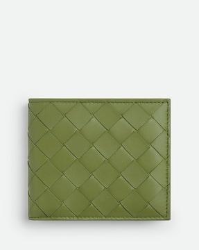 intrecciato bi-fold wallet