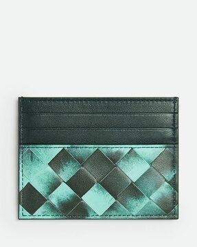 intrecciato credit card case