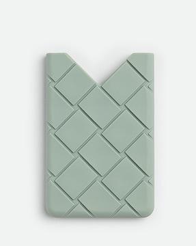 intreccio rubber silicone card case