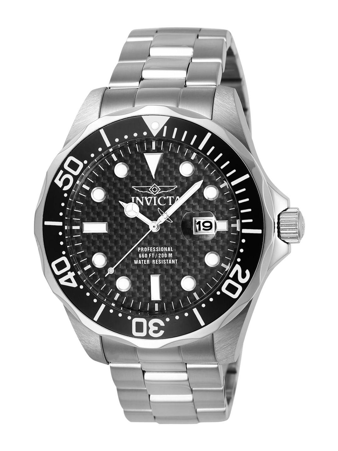 invicta men bracelet style straps analogue watch 12562