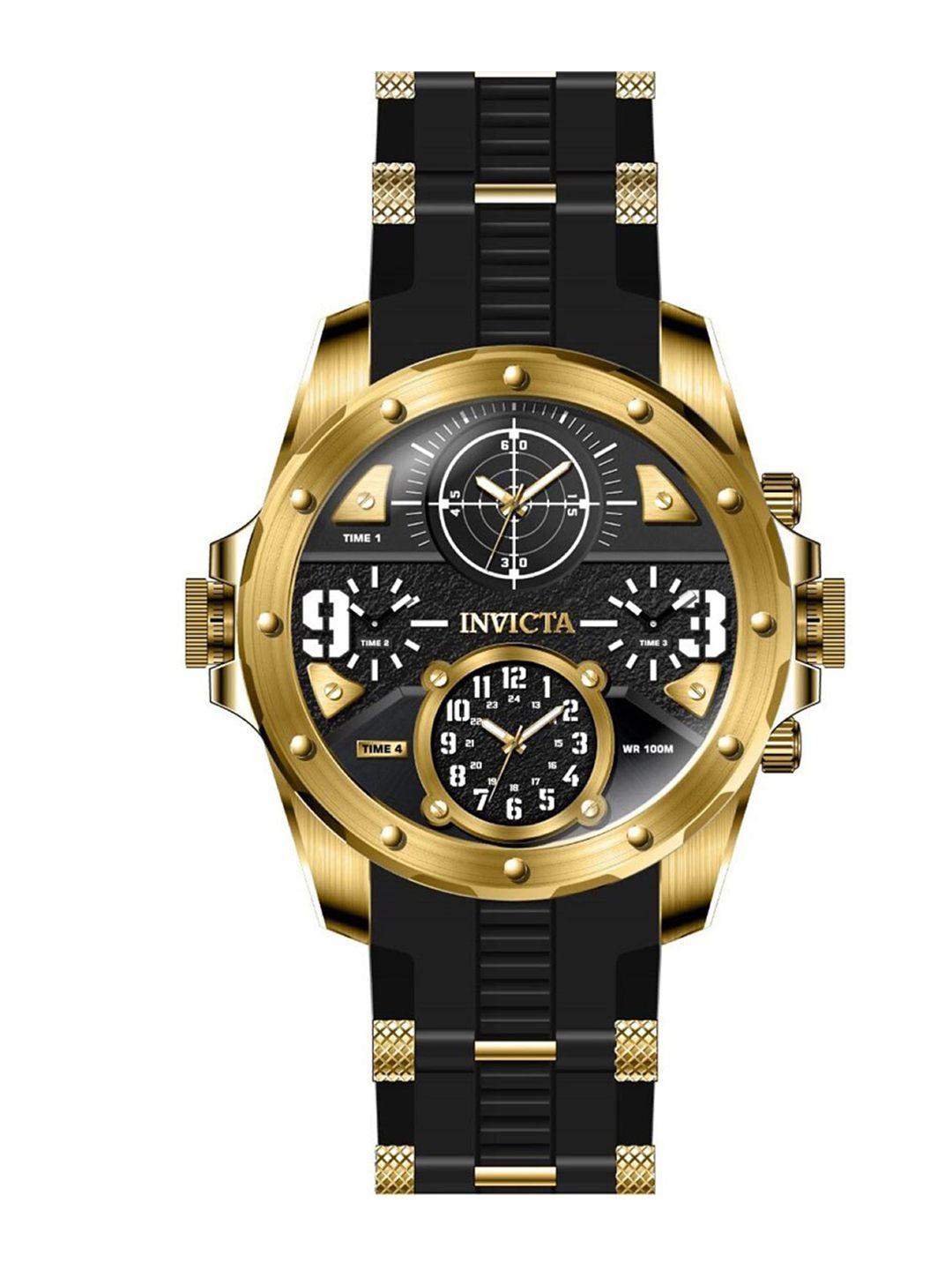 invicta men dial & straps analogue watch 31141