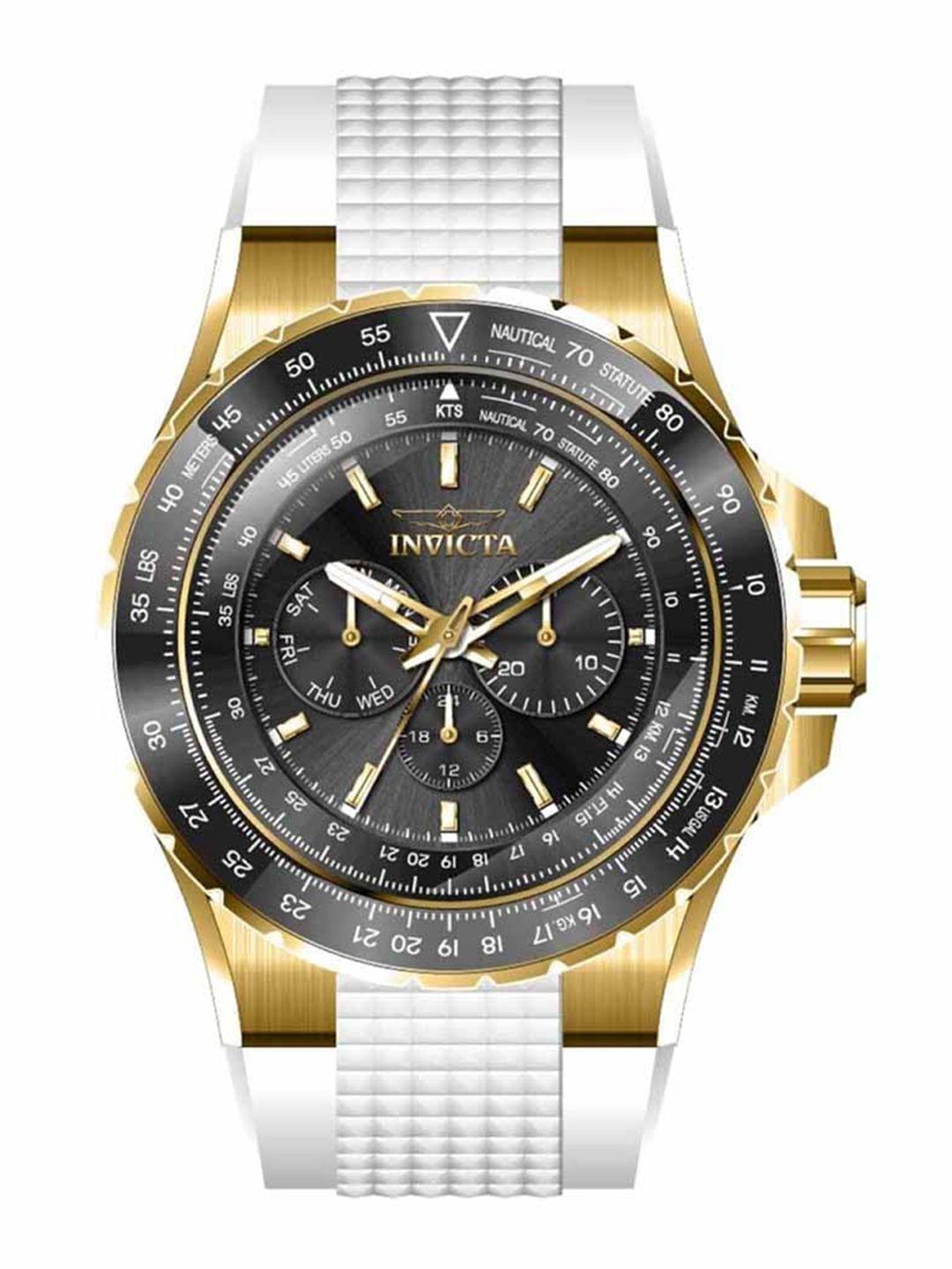 invicta men dial & straps analogue watch 39312