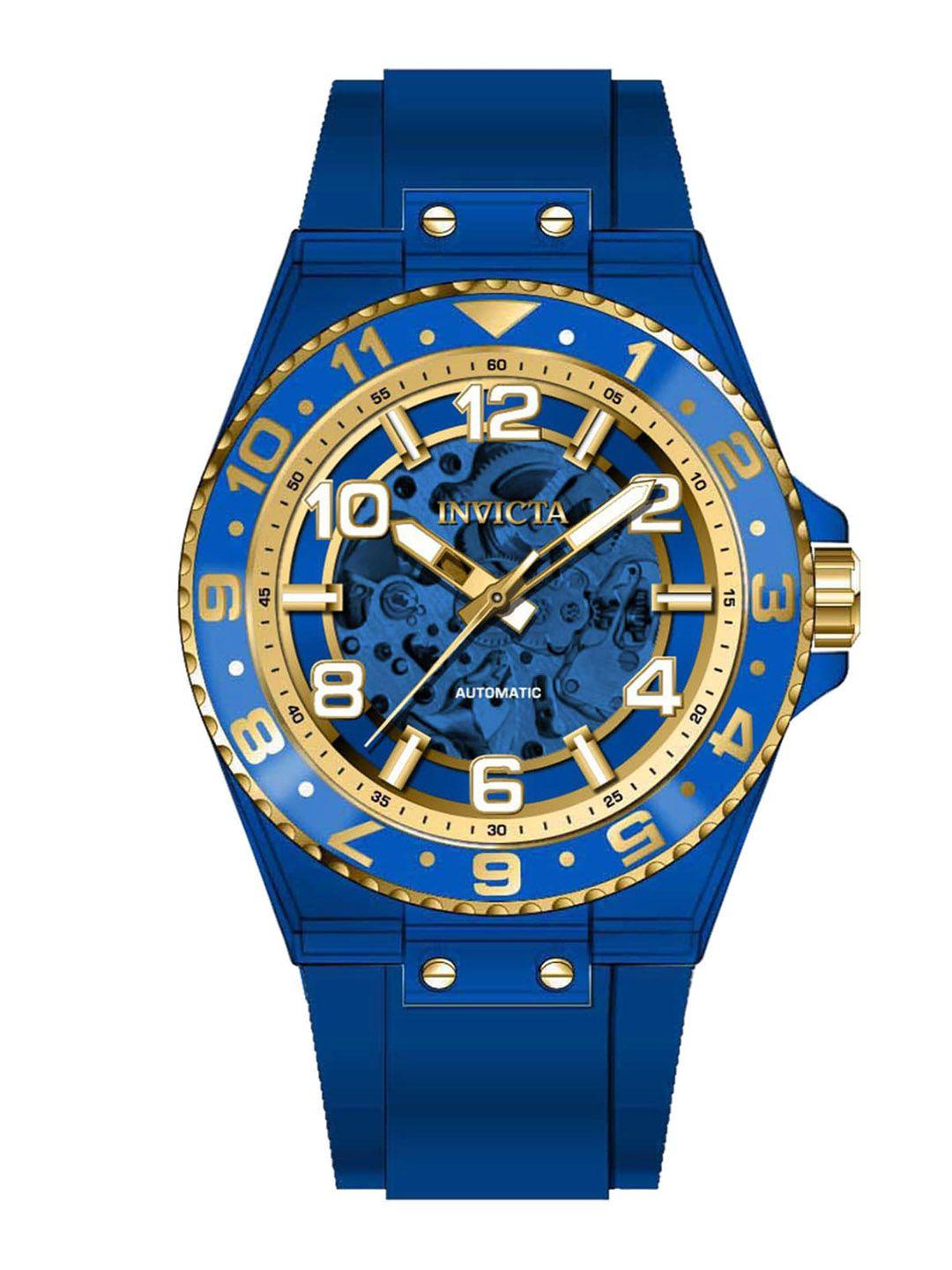 invicta men skeleton dial automatic analogue watch 44386