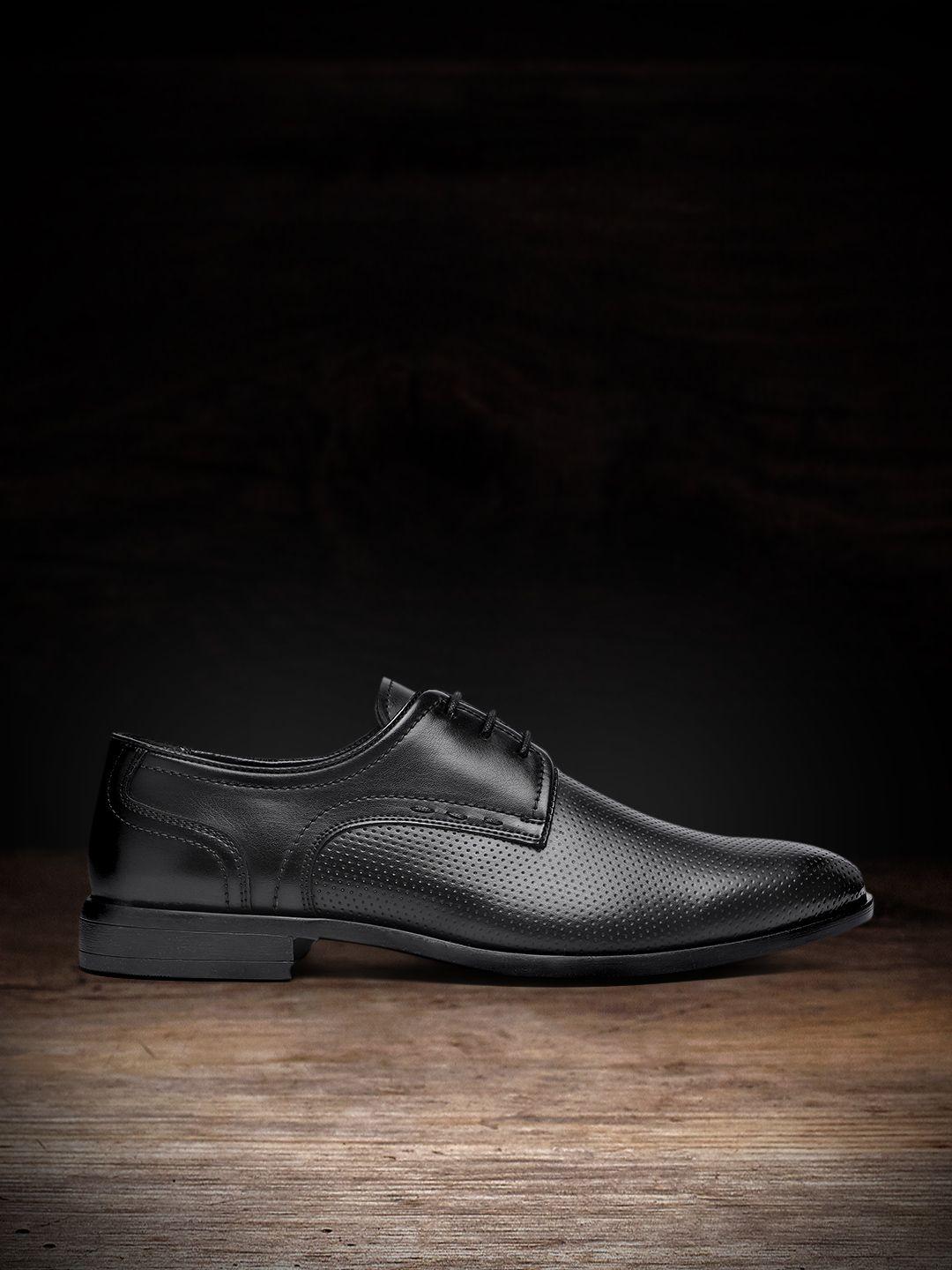 invictus men black formal oxford shoes
