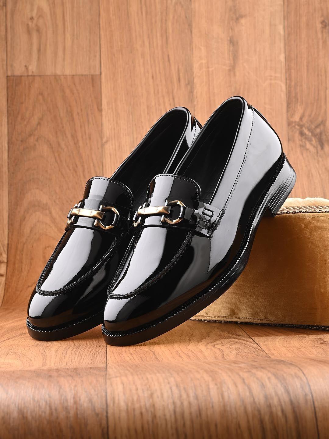 invictus men leather formal loafers