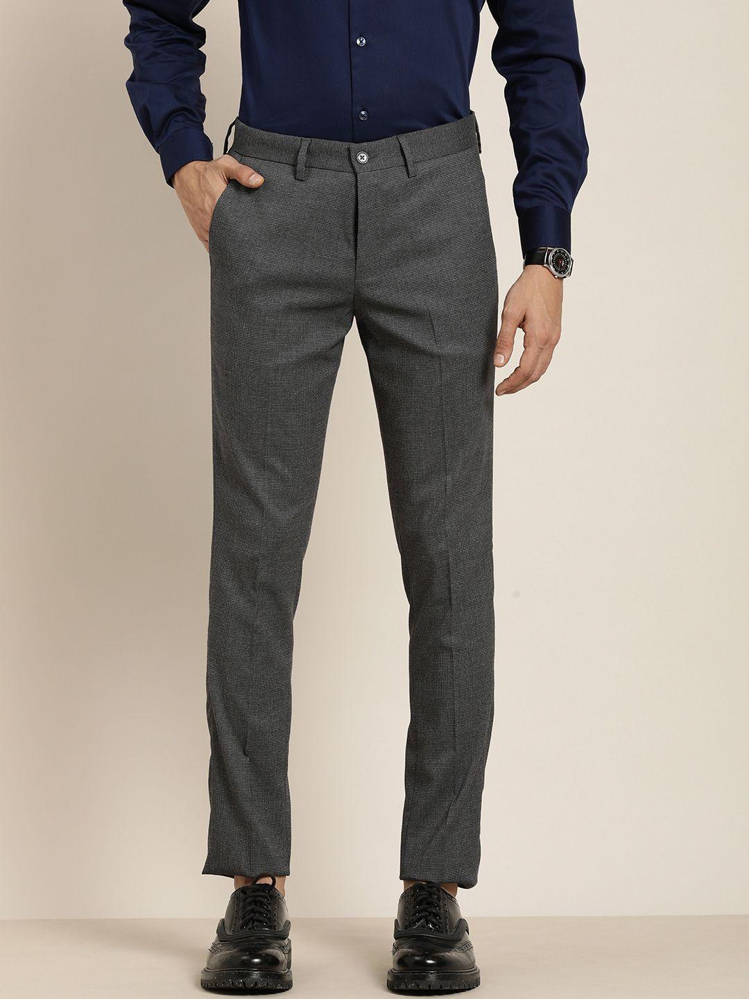 invictus men grey trousers