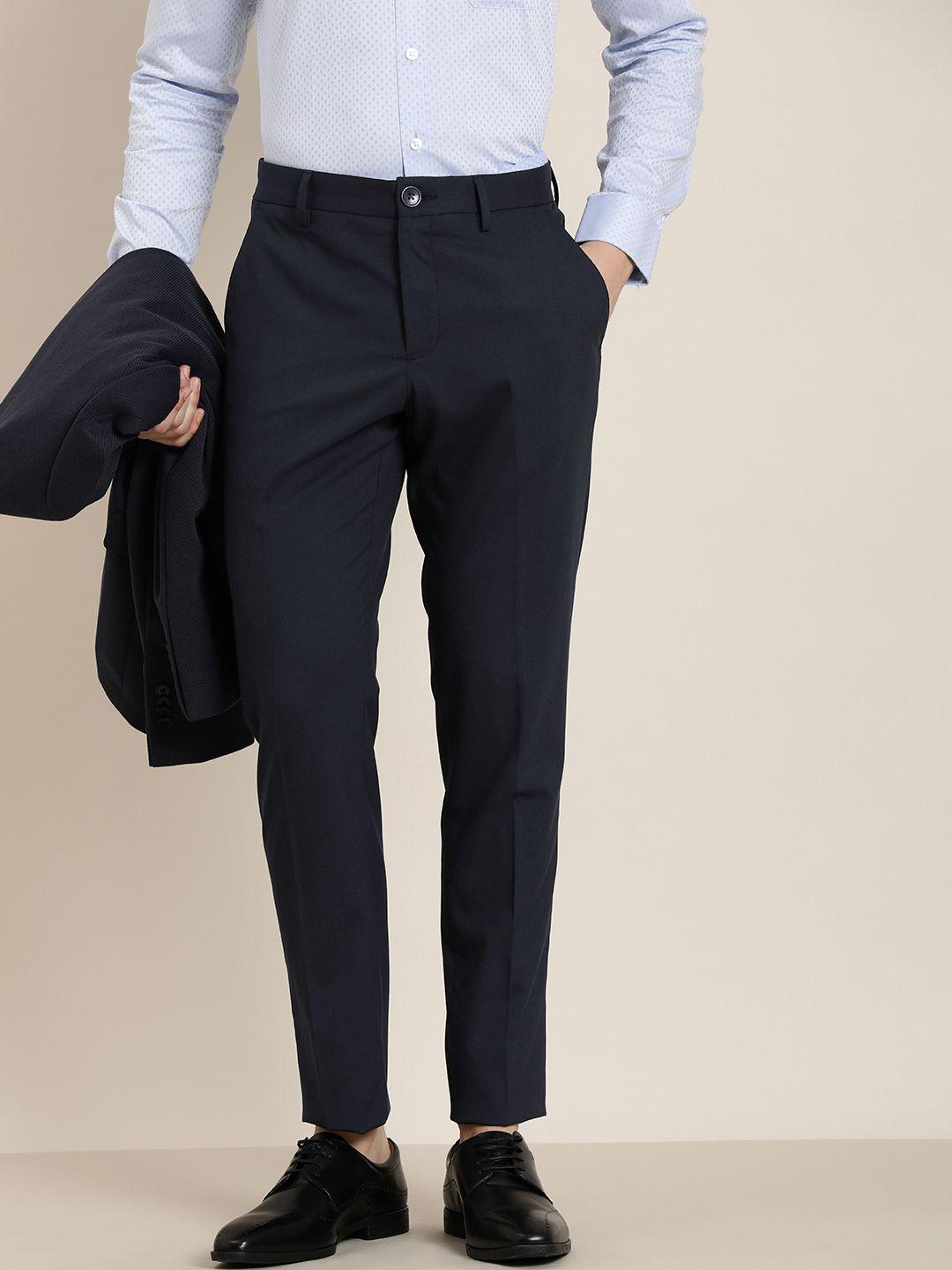 invictus men slim fit trousers