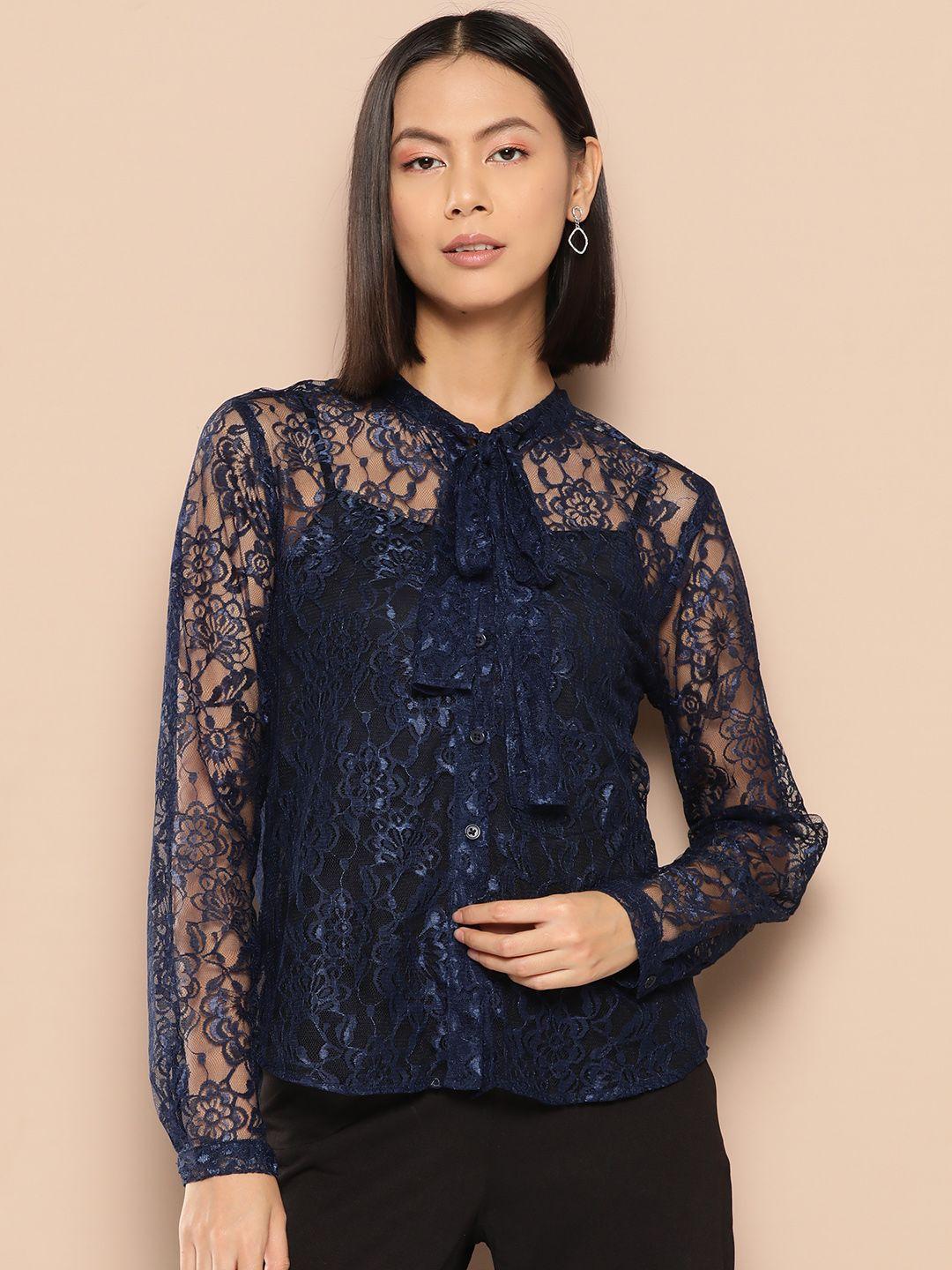 invictus original floral sheer casual shirt