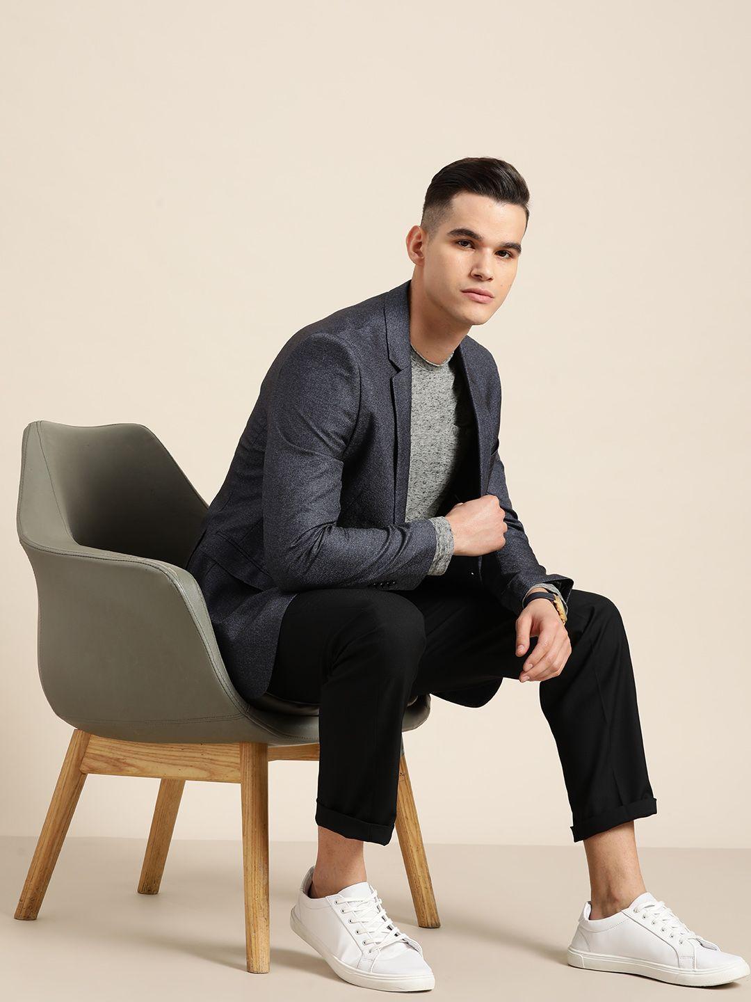 invictus slim fit single breasted blazer