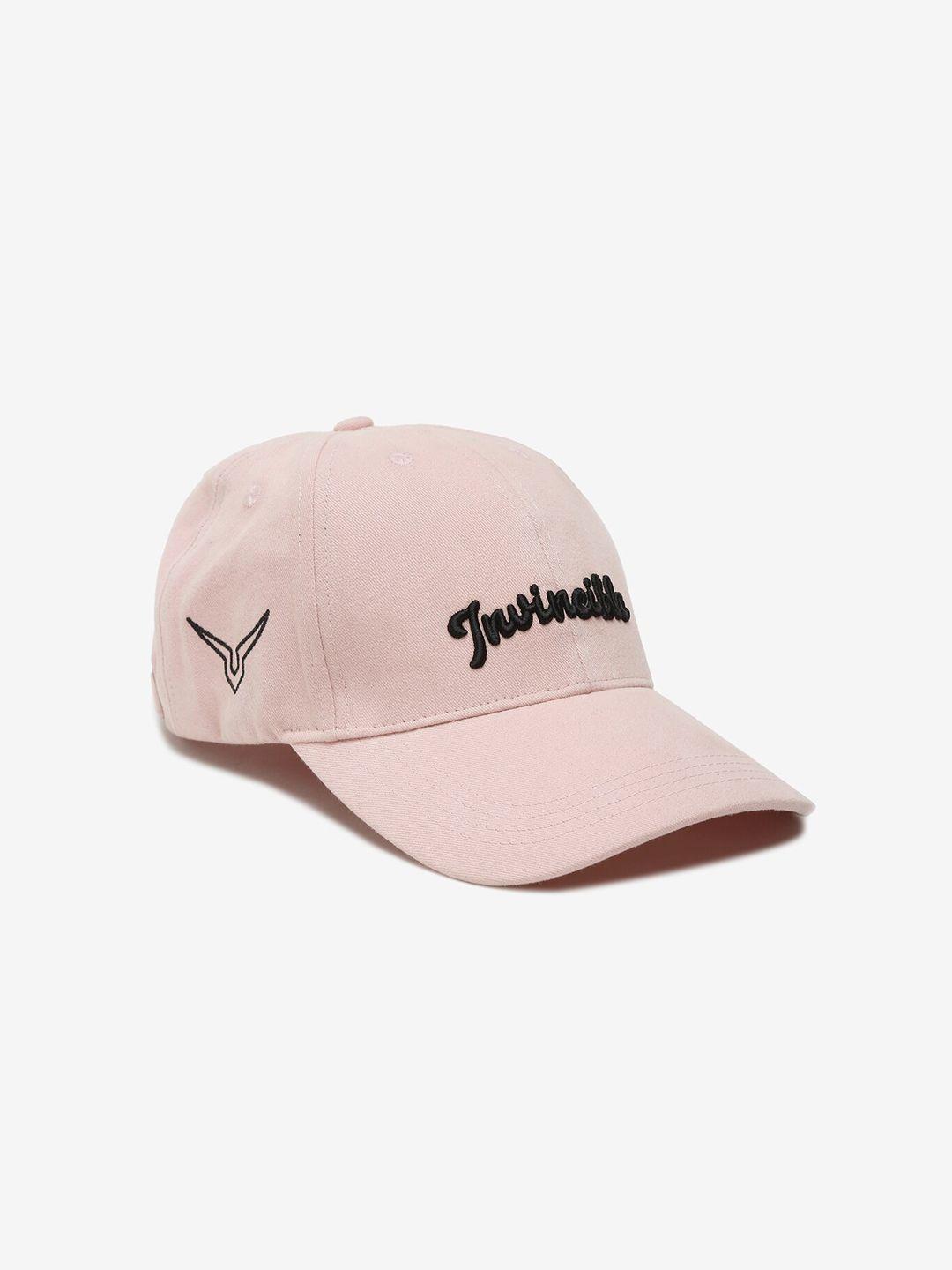 invincible unisex pink & black baseball cap
