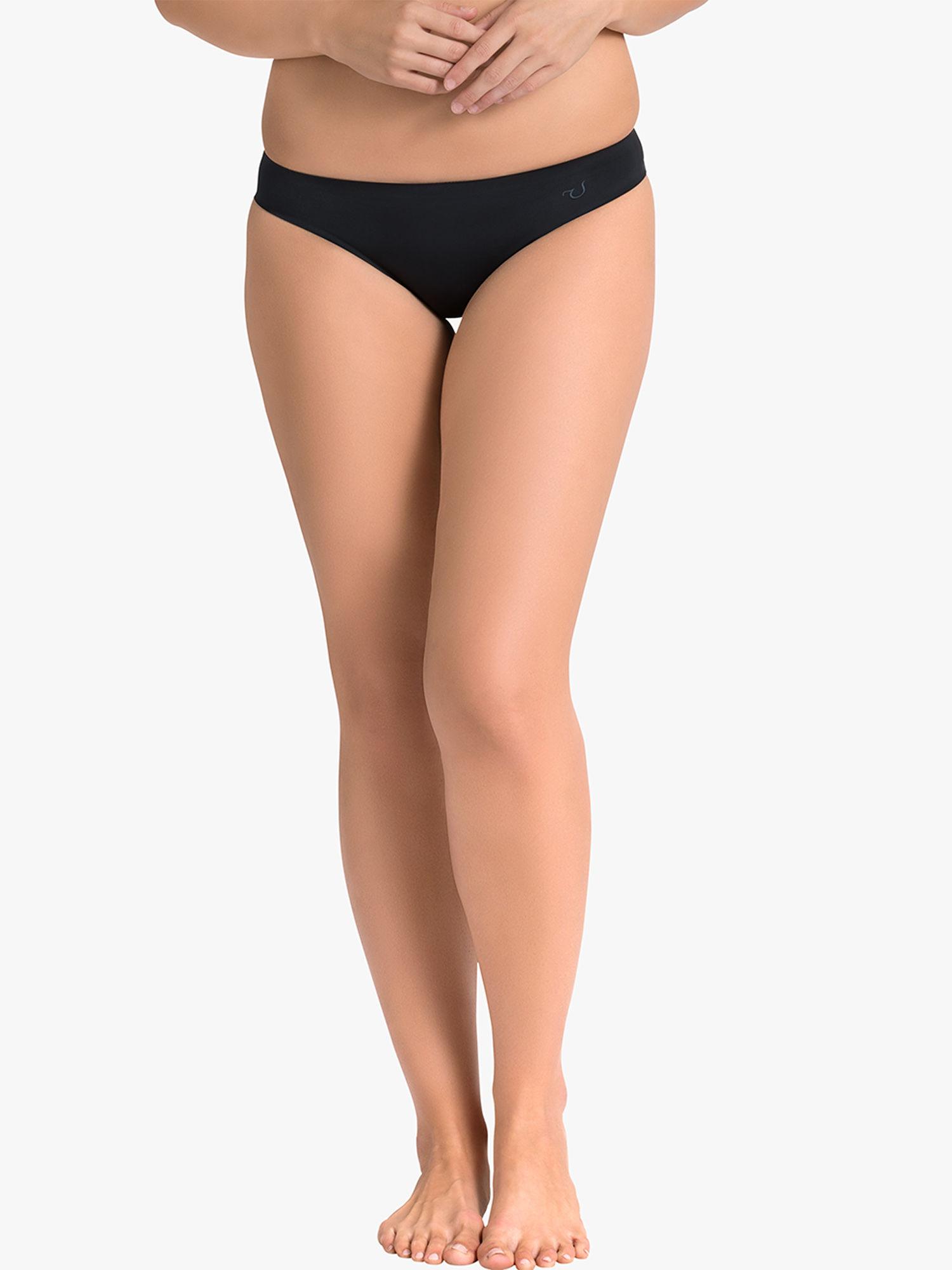 invisible comfort seamless bikini - black