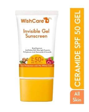 invisible gel sunscreen spf 50+ pa++++ - broad spectrum protection with no white cast