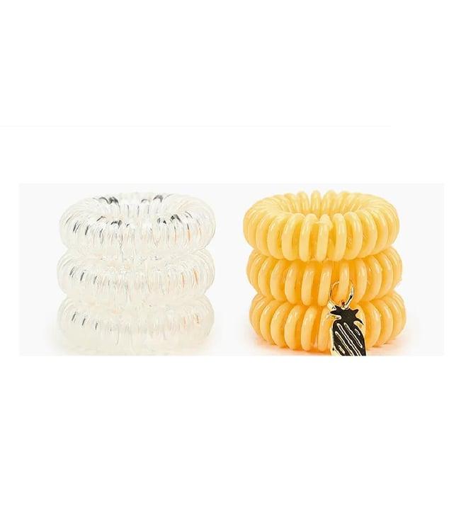 invisibobble happy hour just pine the traceless hair ring