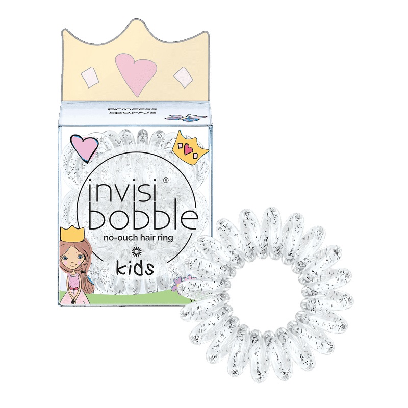 invisibobble kids princess sparkle hair ring