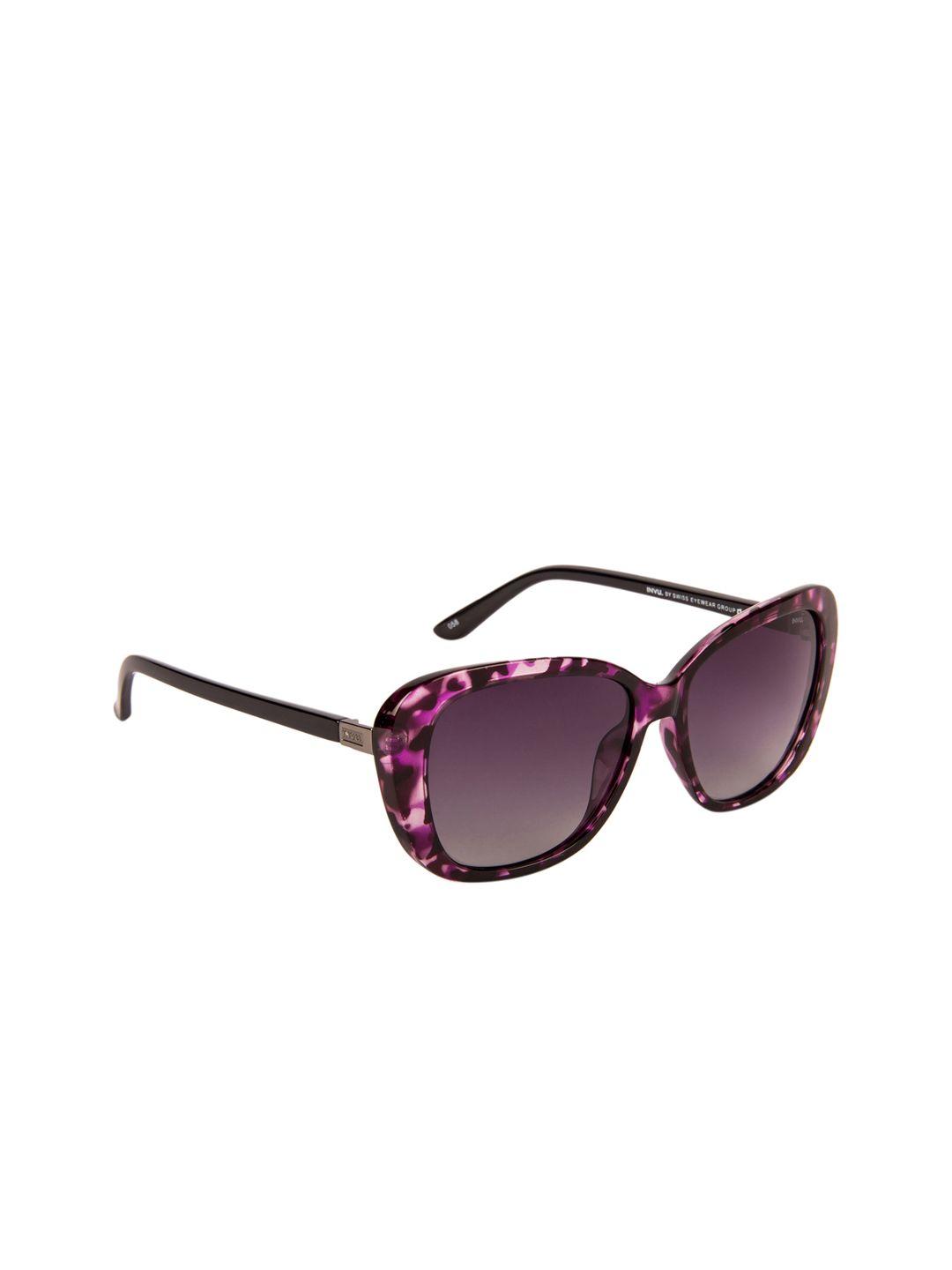 invu women cateye purple sunglasses b2906c