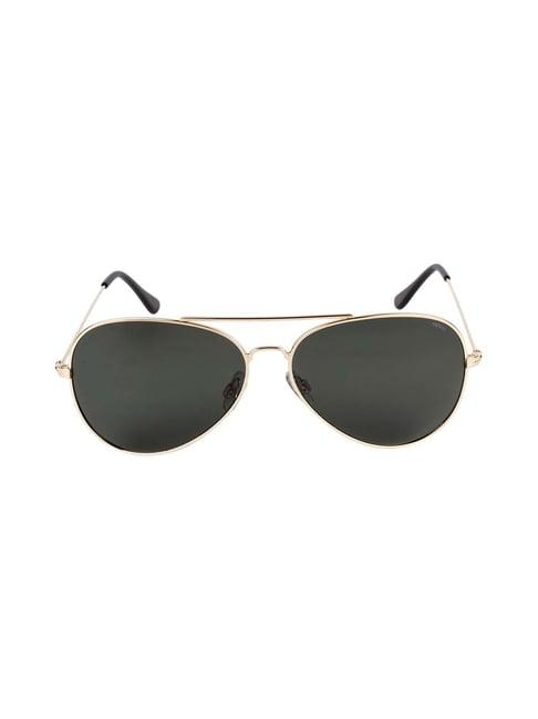 invu b1410b green polarized aviator