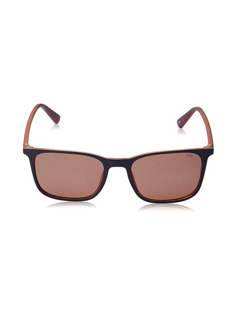 invu b2920c brown polarized square sunglasses