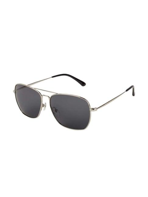 invu grey aviator uv protection unisex sunglasses