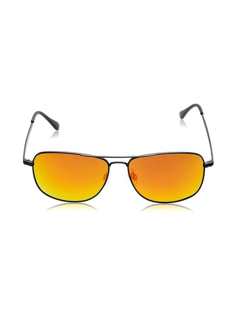 invu t1500a orange polarized square sunglasses