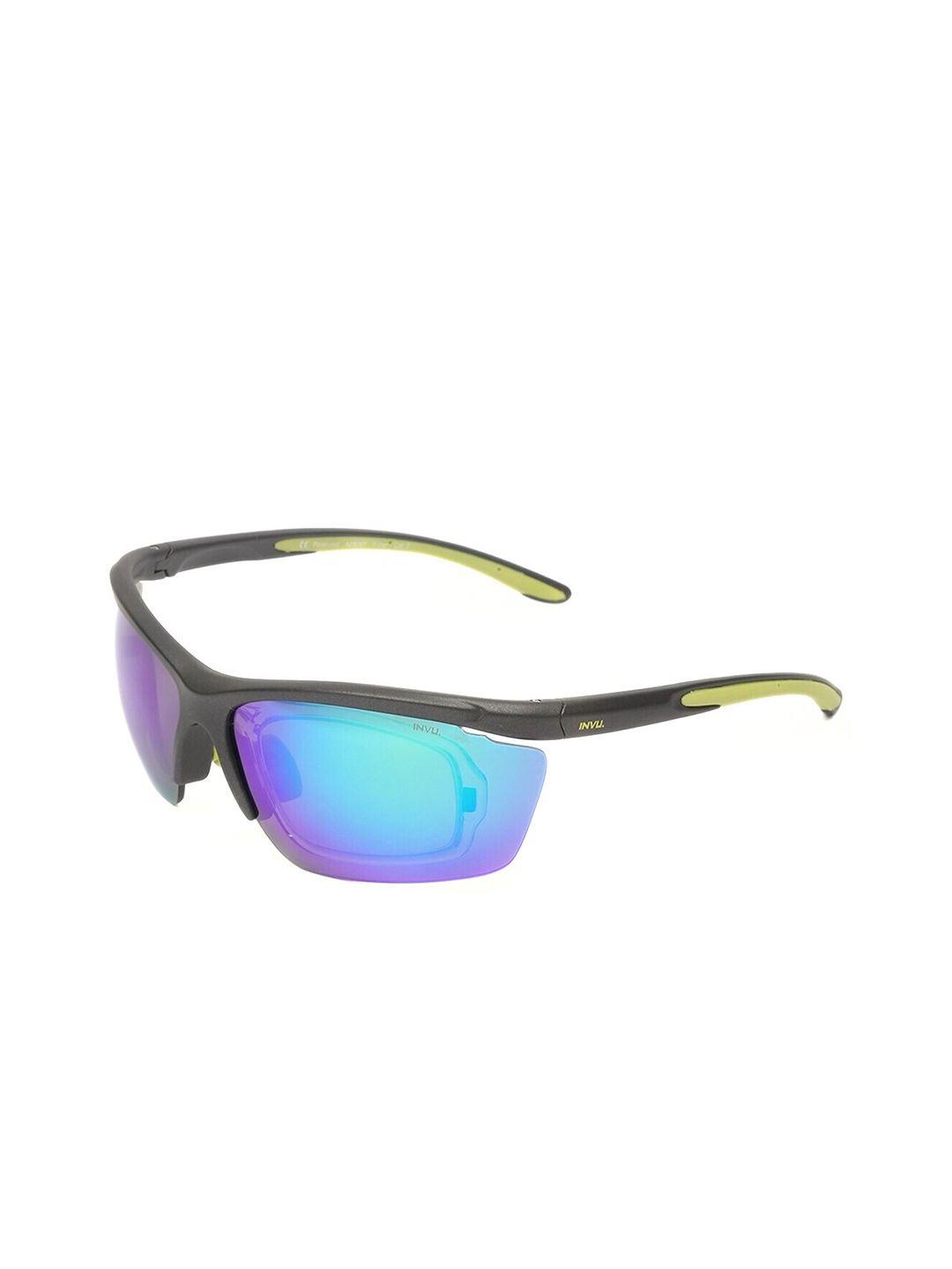 invu unisex sports sunglasses with uv protected lens a2806f