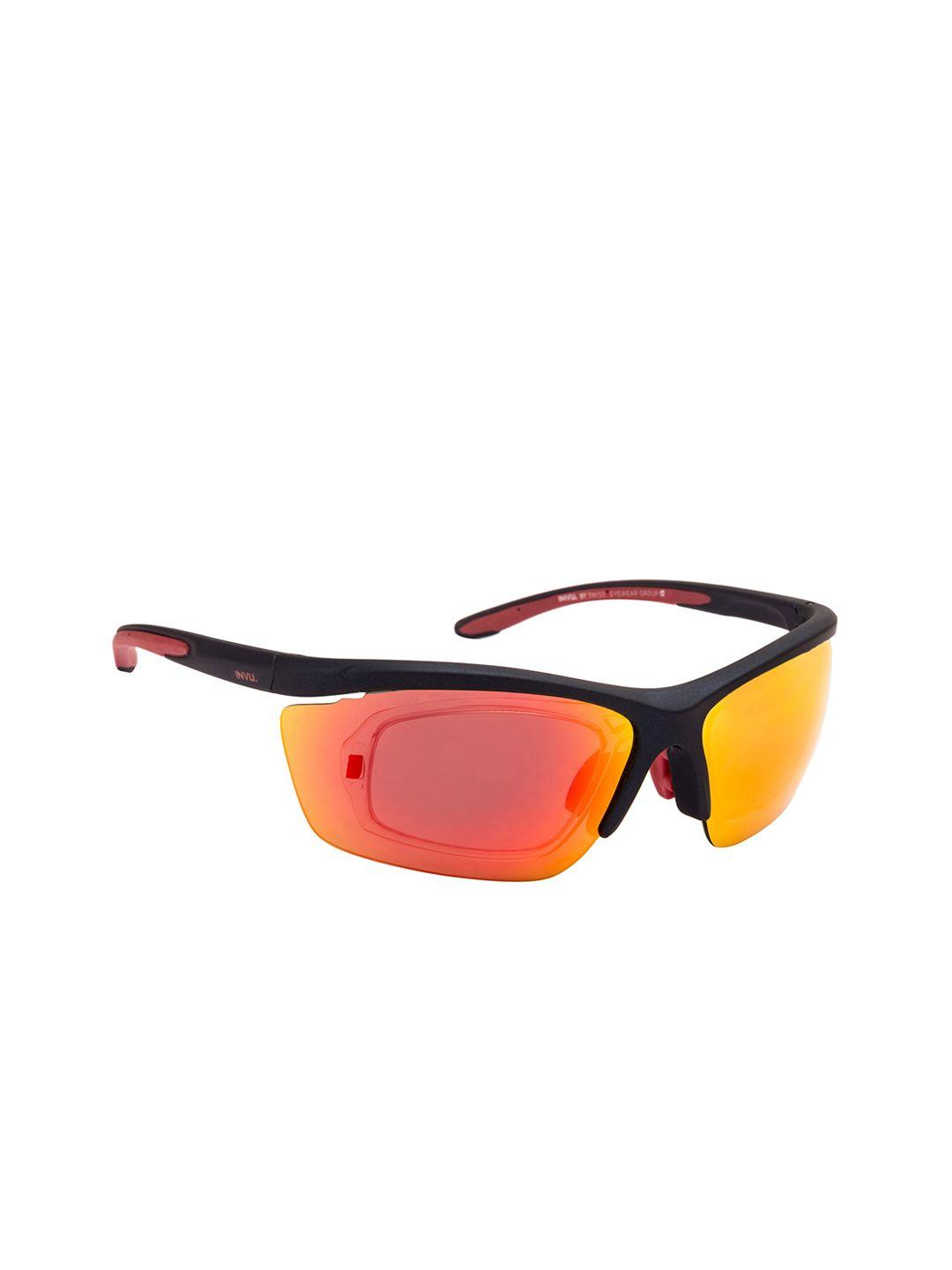 invu unisex uv protected lens rectangle sunglasses a2806a
